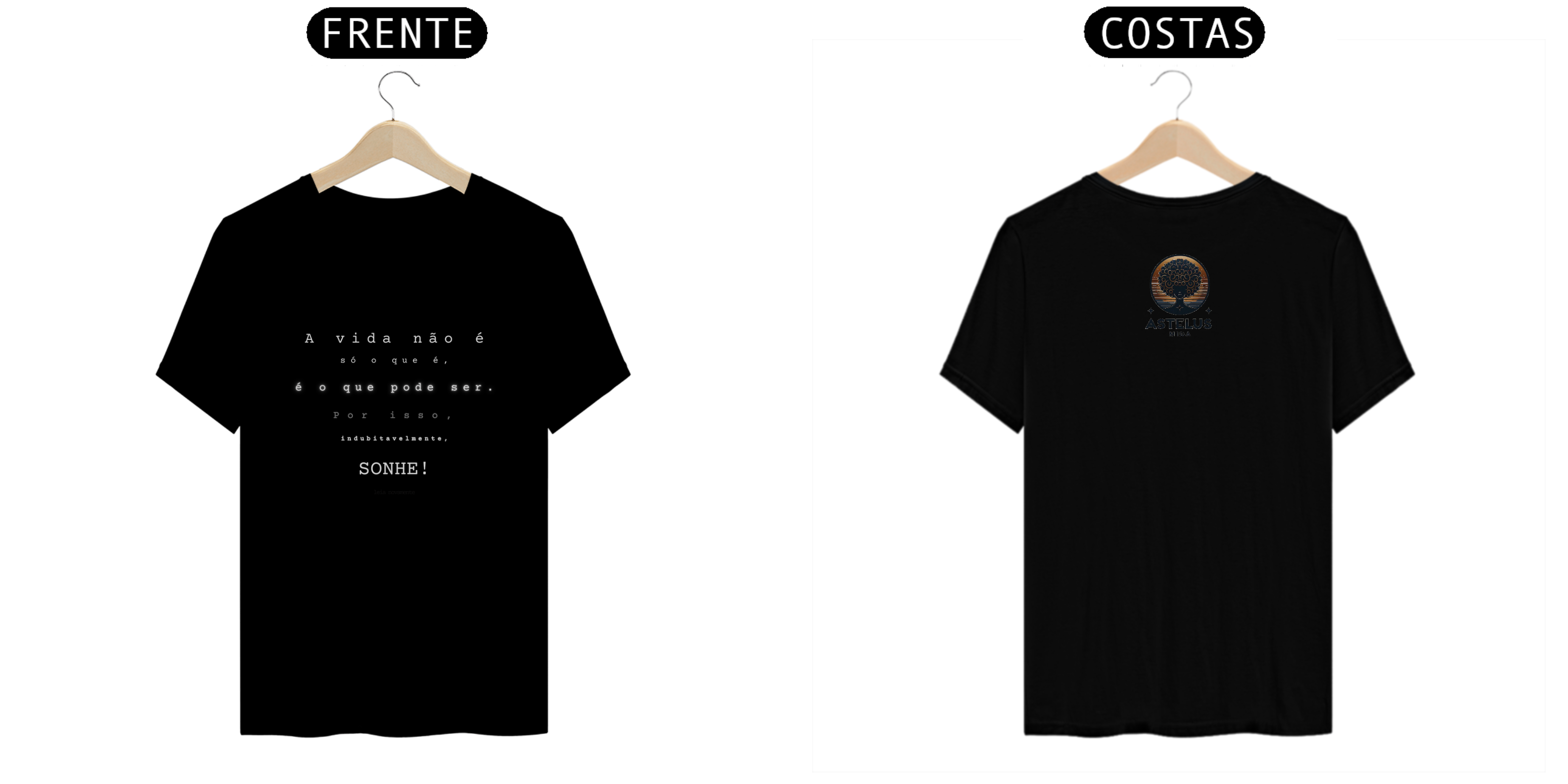 Camisera: a VIDA não é só o que é - Preta