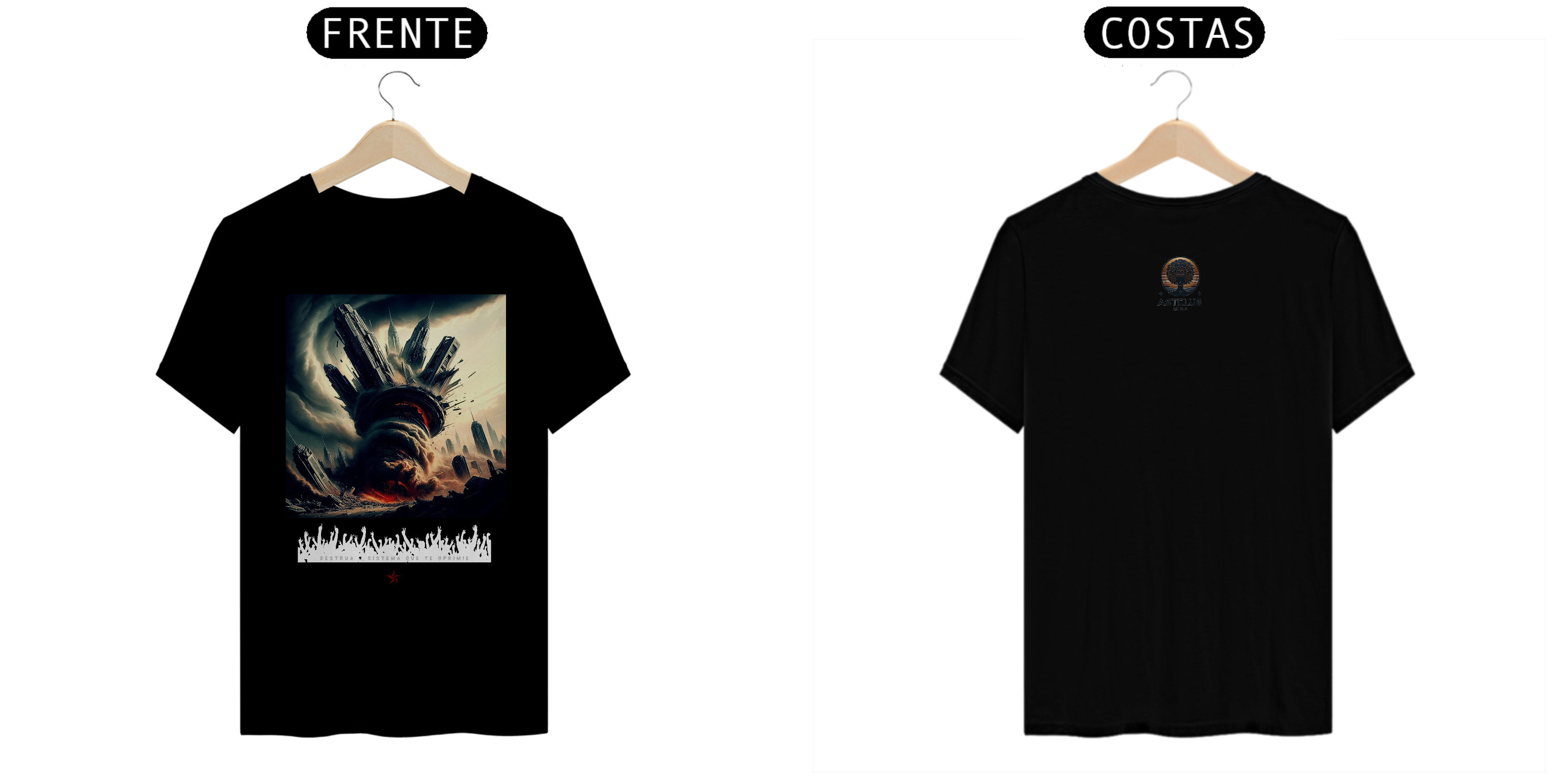 Camiseta Derrube o que te derruba | Coleção 