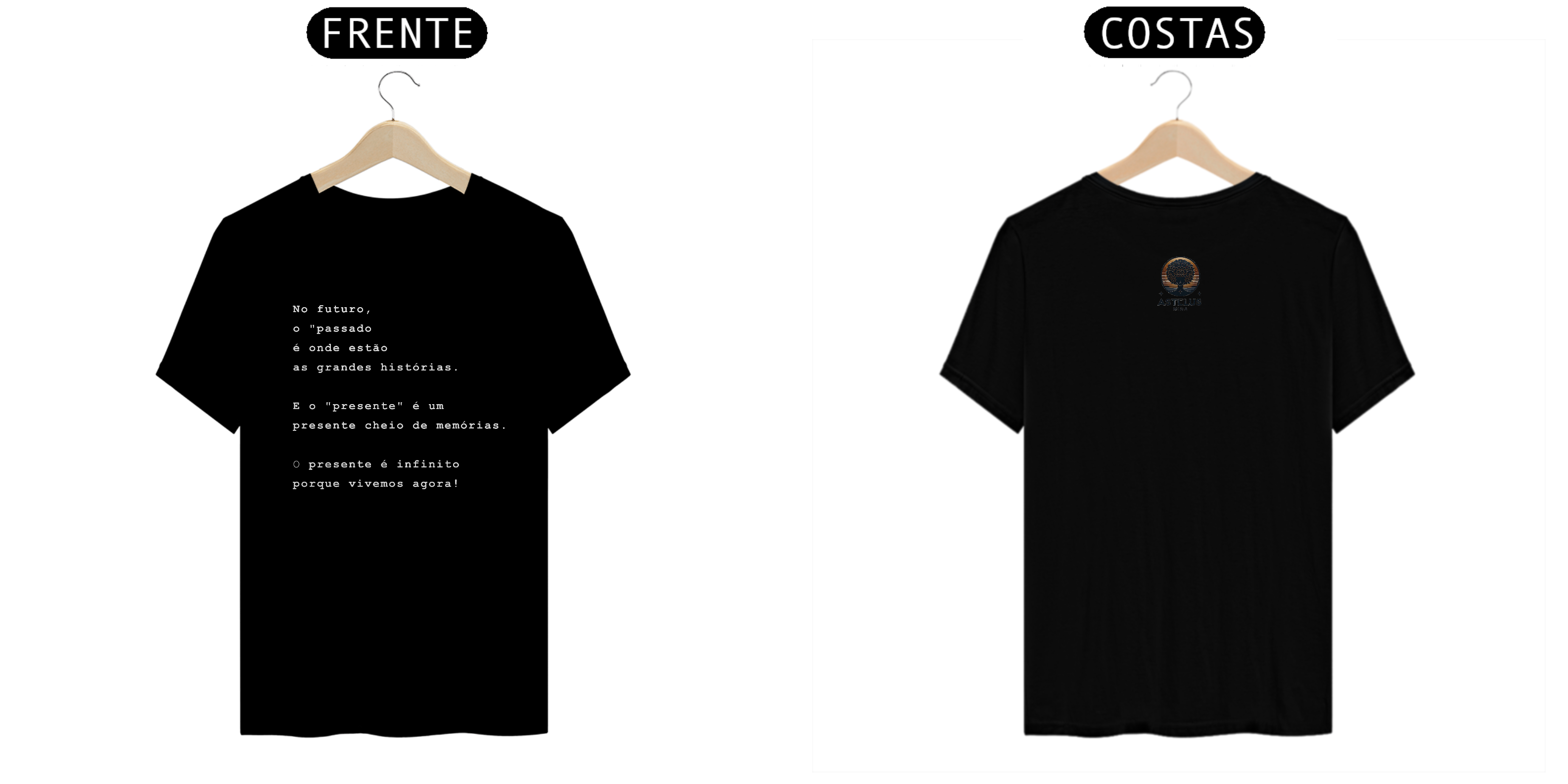 Camiseta |Presente presente| Coleção 