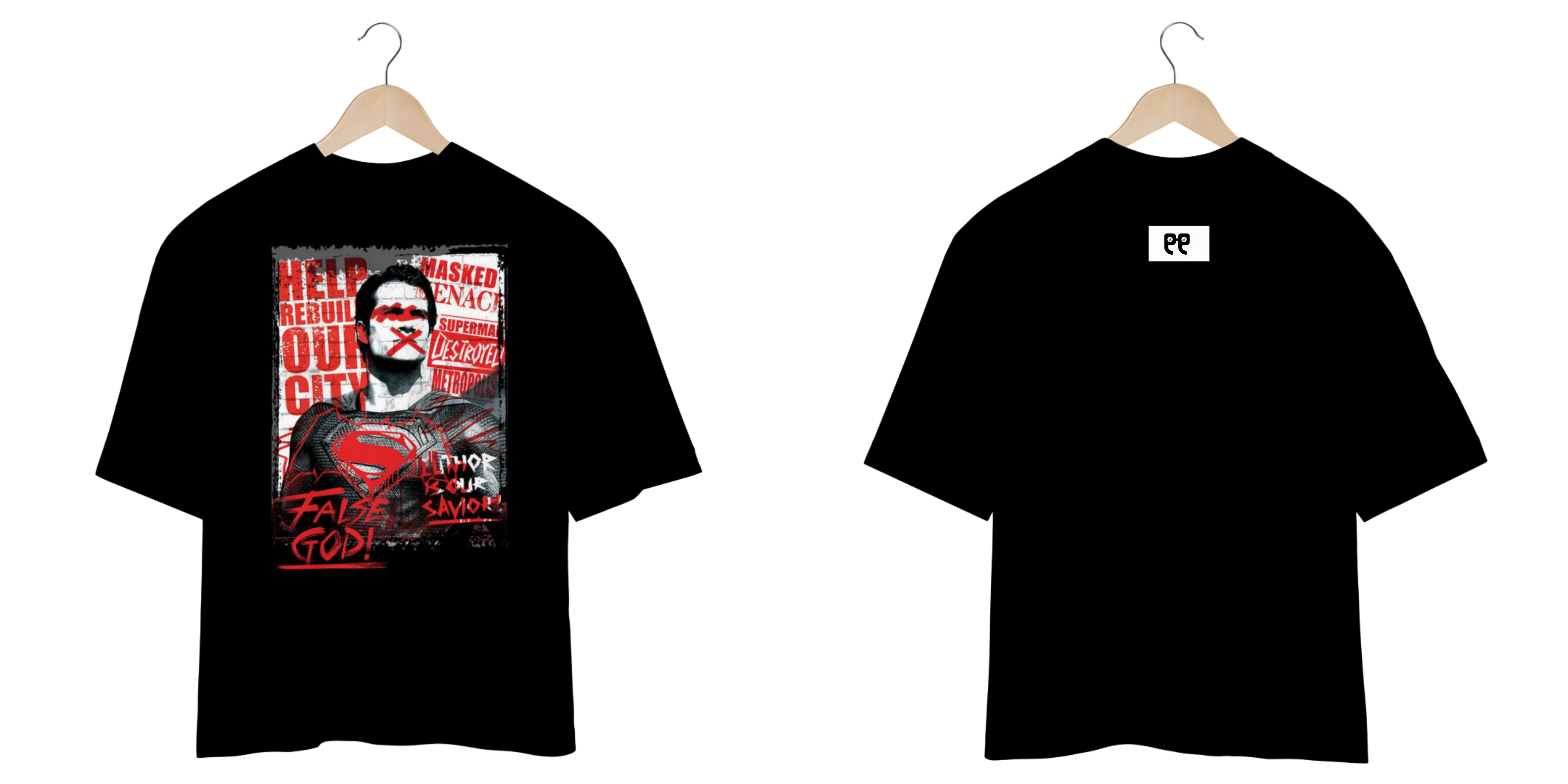 Camiseta Oversized - Superman - False God