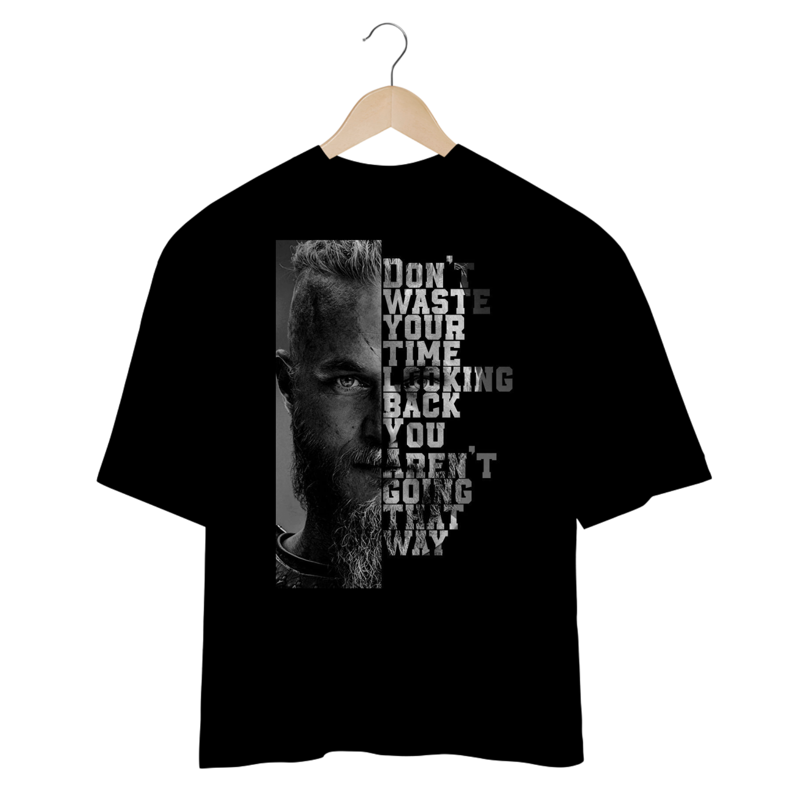 Camiseta Oversized -  Vikings - Ragnar