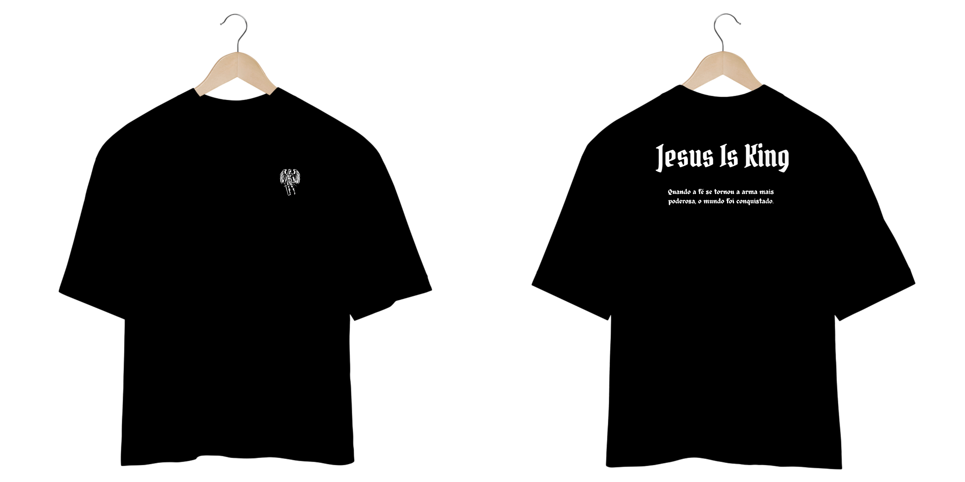 Camiseta - Jesus Is King Oversize