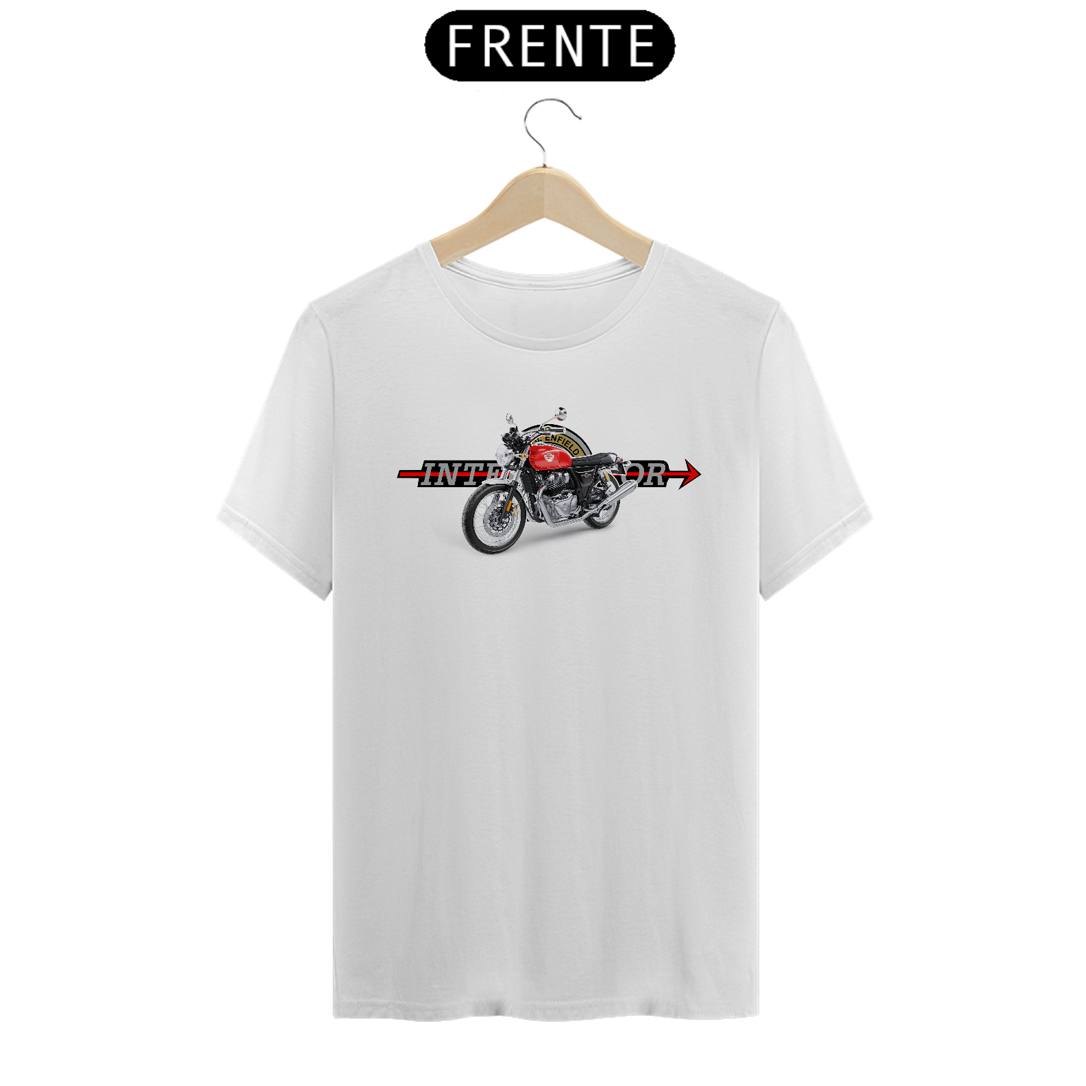 Camiseta Classic RE Interceptor 650 Vermelha