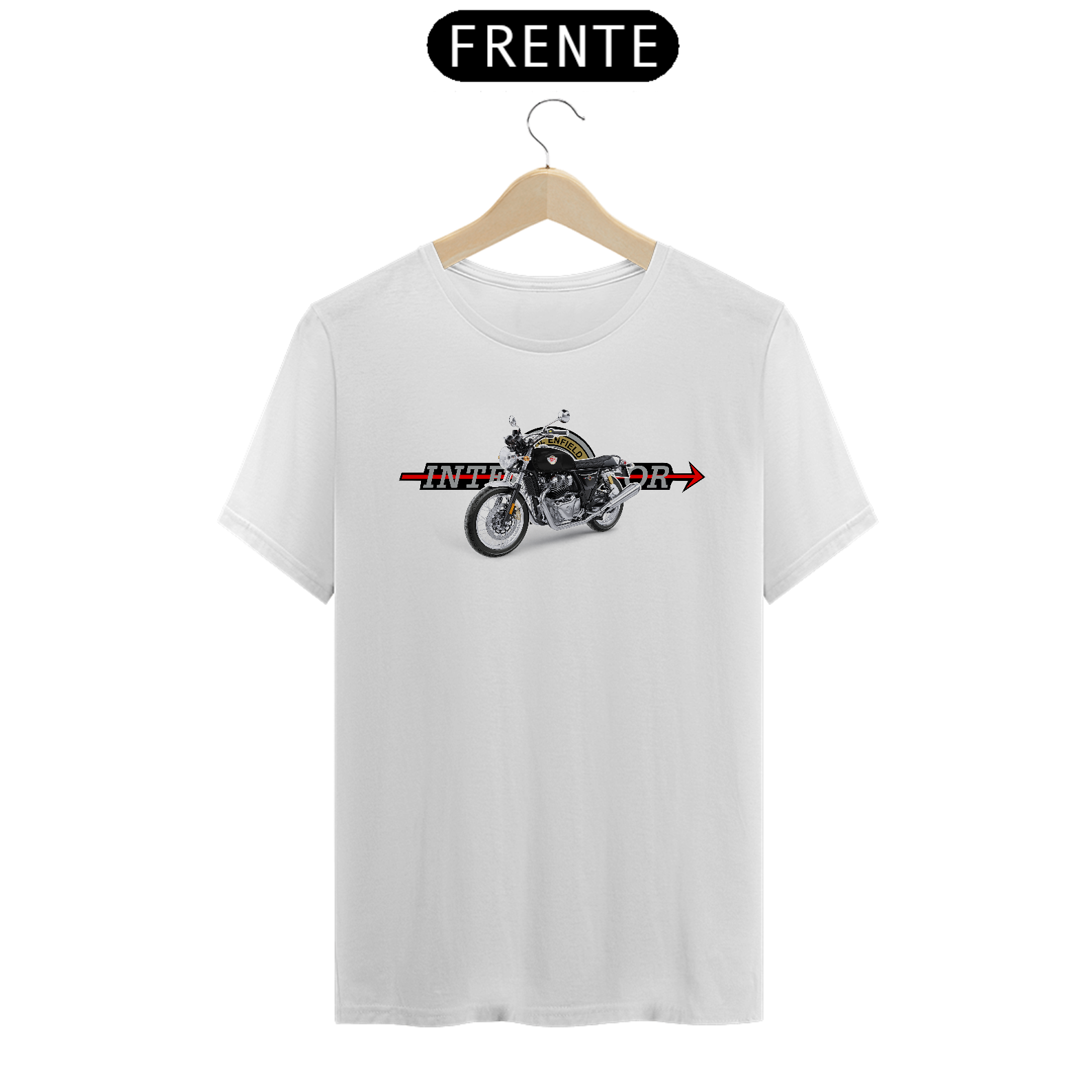 Camiseta Classic RE Interceptor 650 Preta