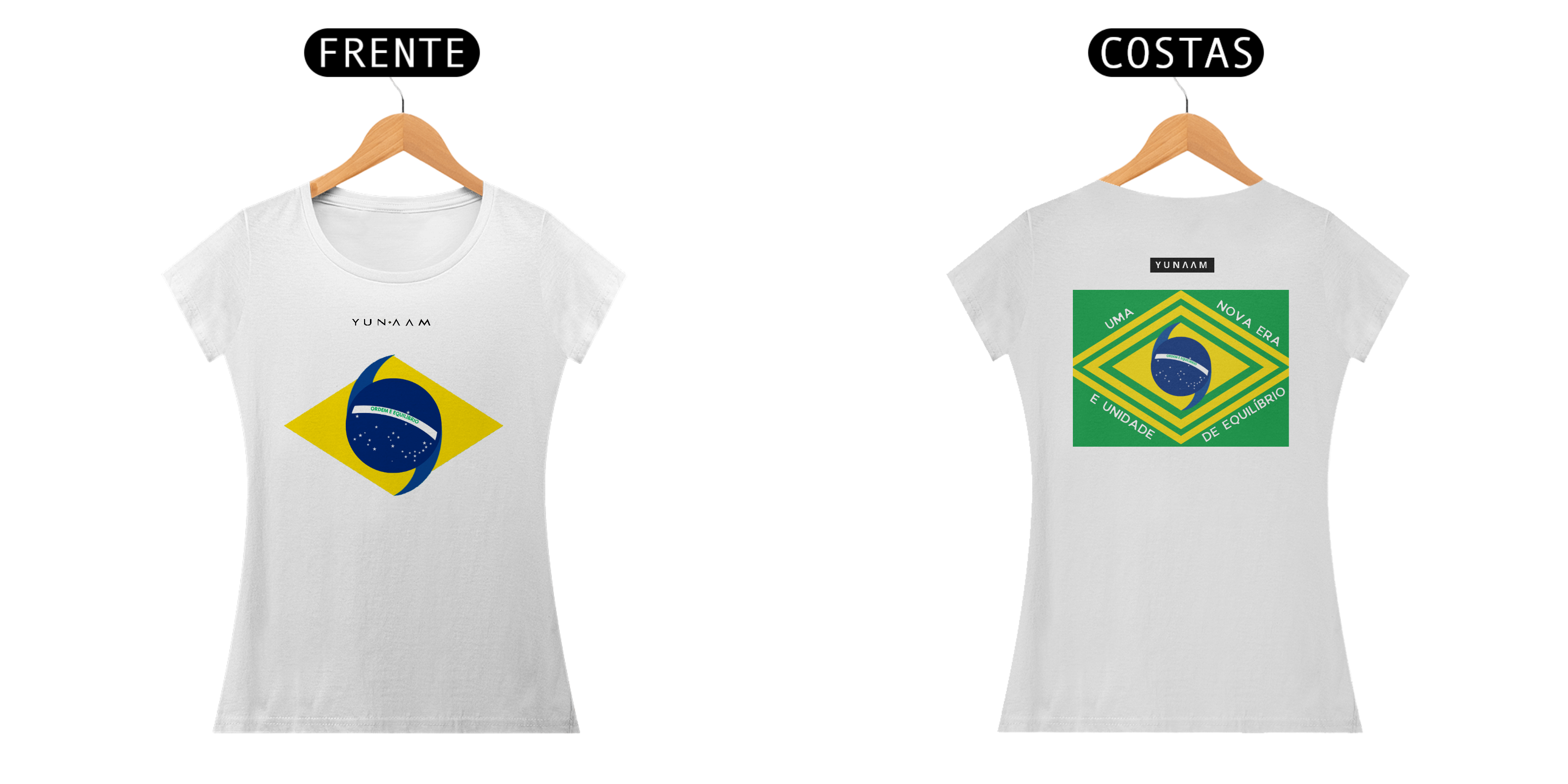 CAMISA FEMININA ORDEM É EQUILÍBRIO
