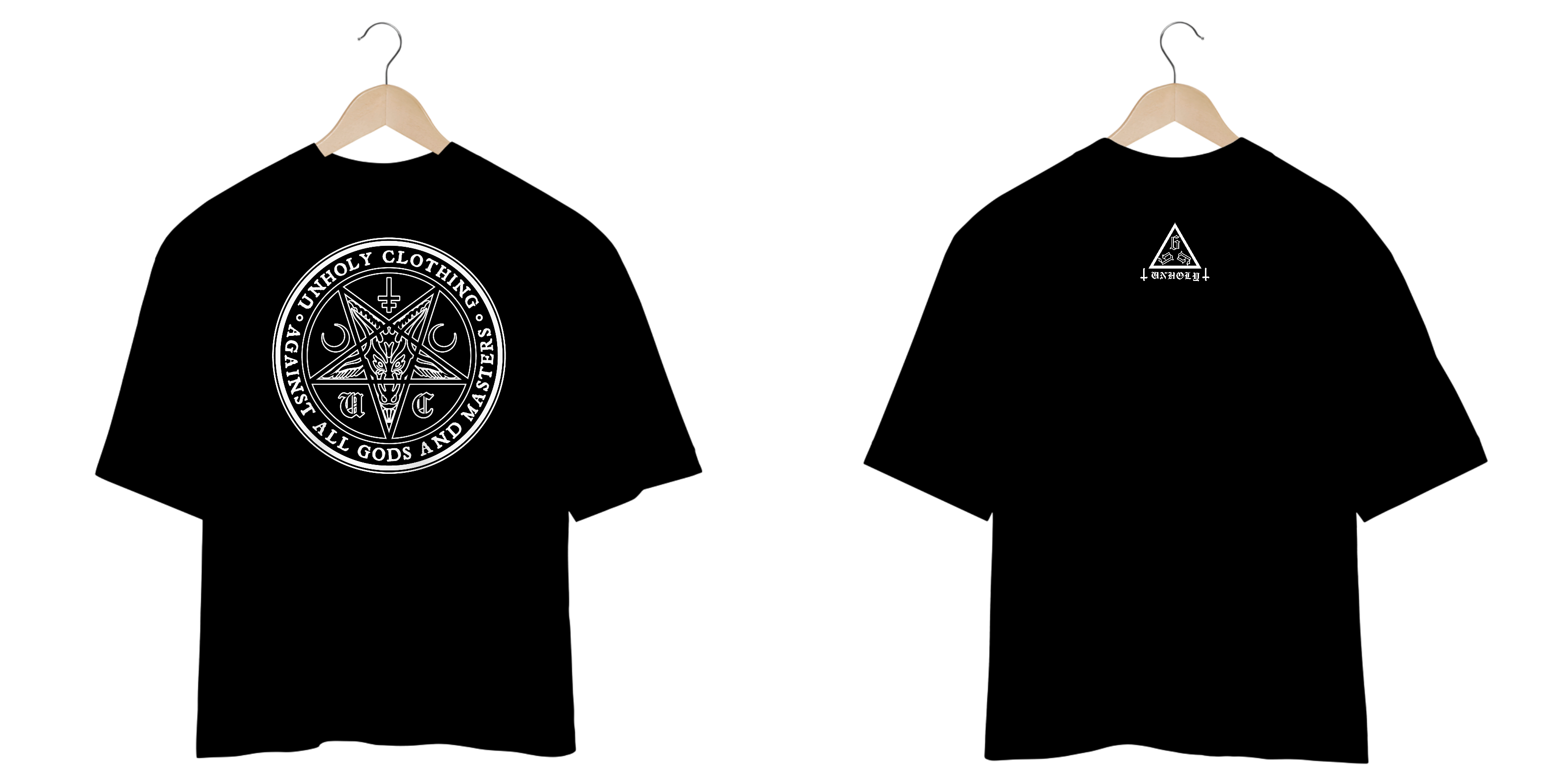 Camiseta Oversize PENTAGRAMA UNHOLY