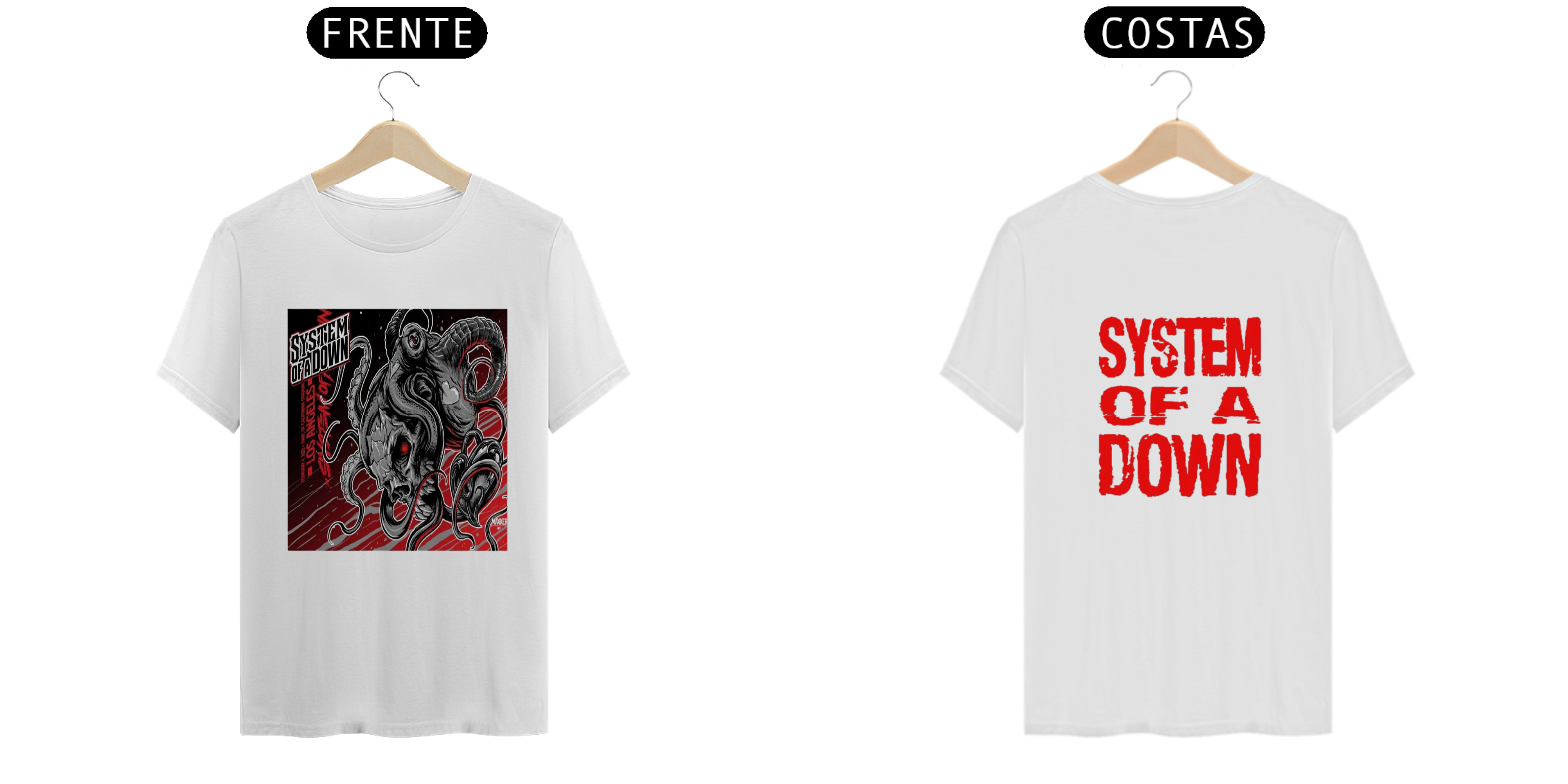 Camisa System of a Down tipo A 