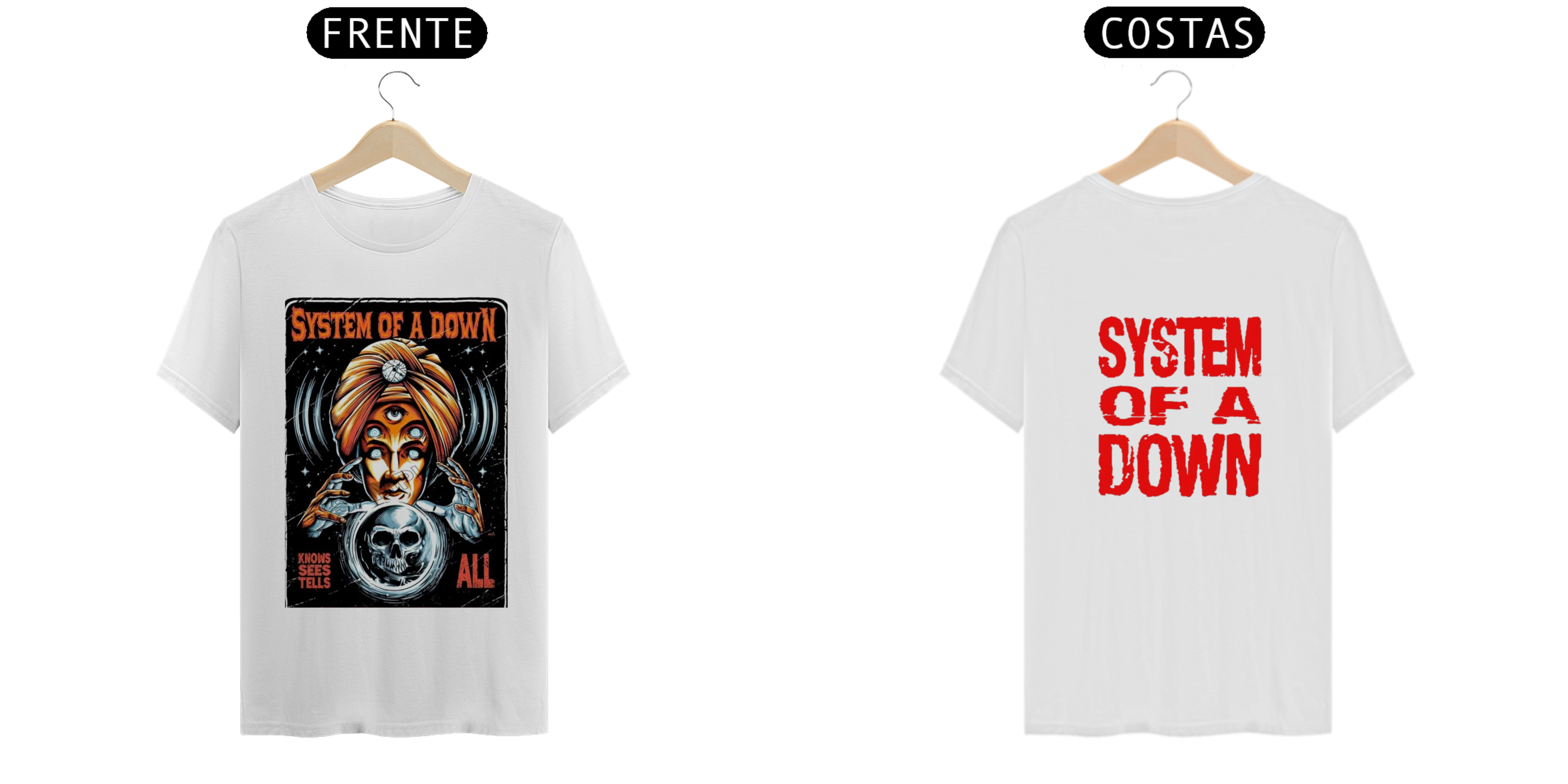 Nome do produto: Camisa System of a Down tipo B 