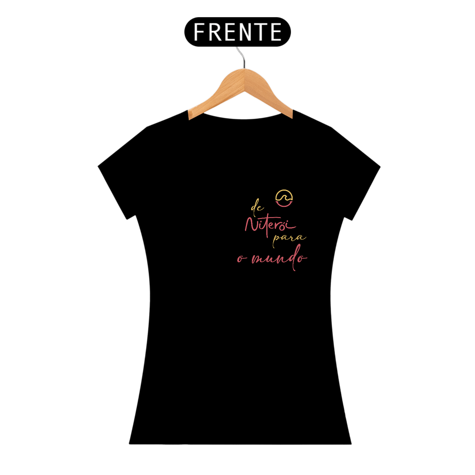 Camiseta Feminina Niterói para o Mundo