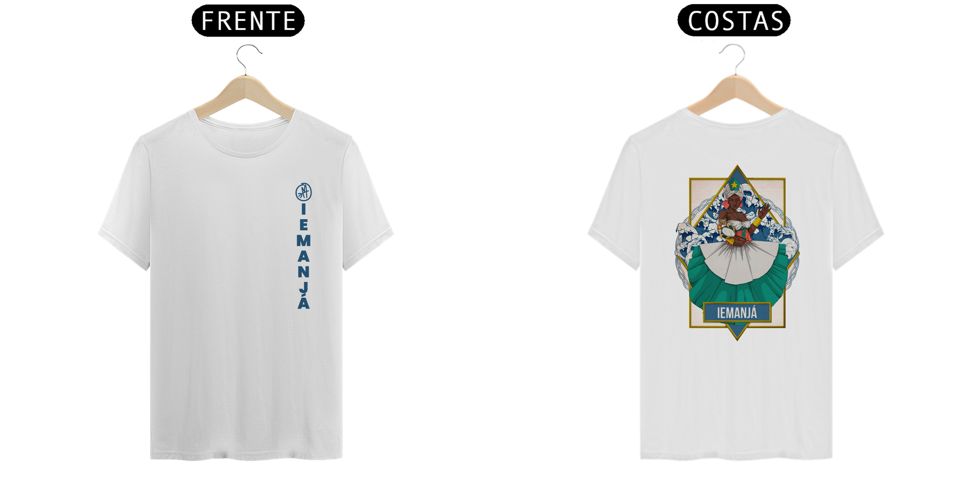 Camiseta - O R I X Á - Iemanjá