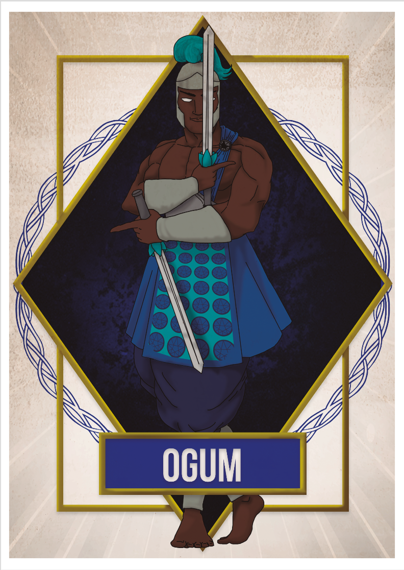 Poster Ogum - ilustração