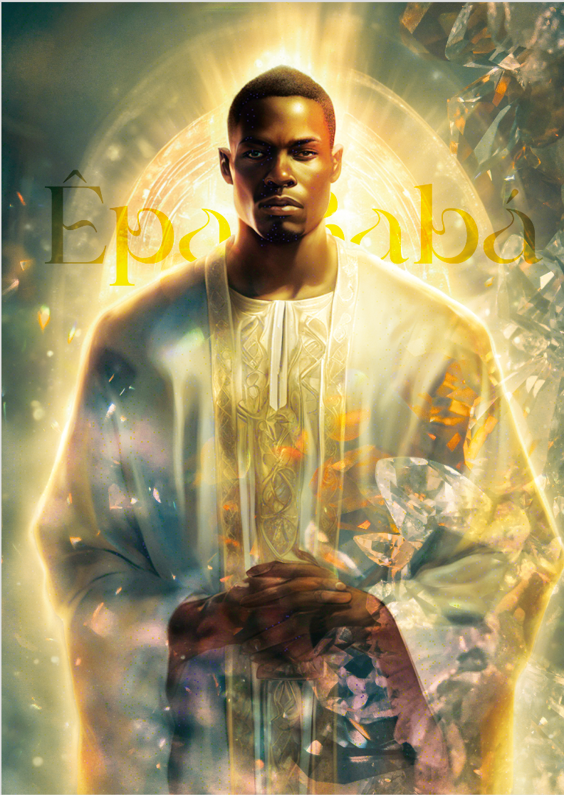 Poster Epa Babá - colagem digital