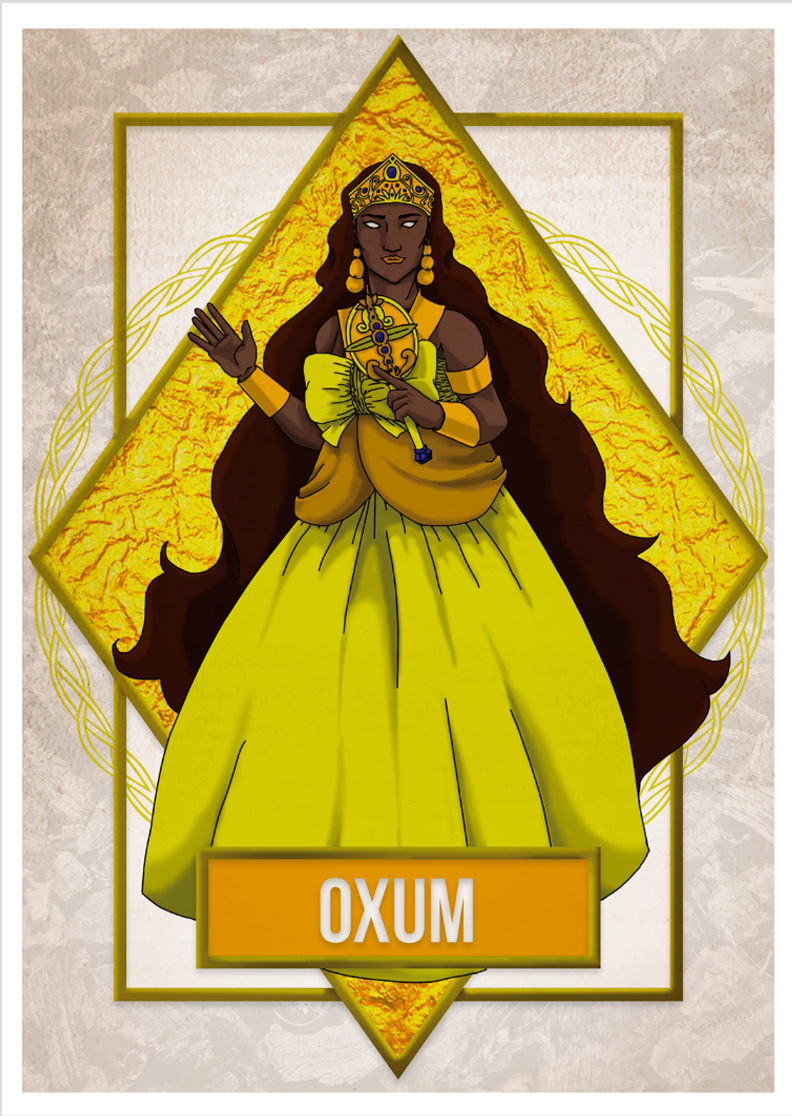 Poster Oxum - ilustração