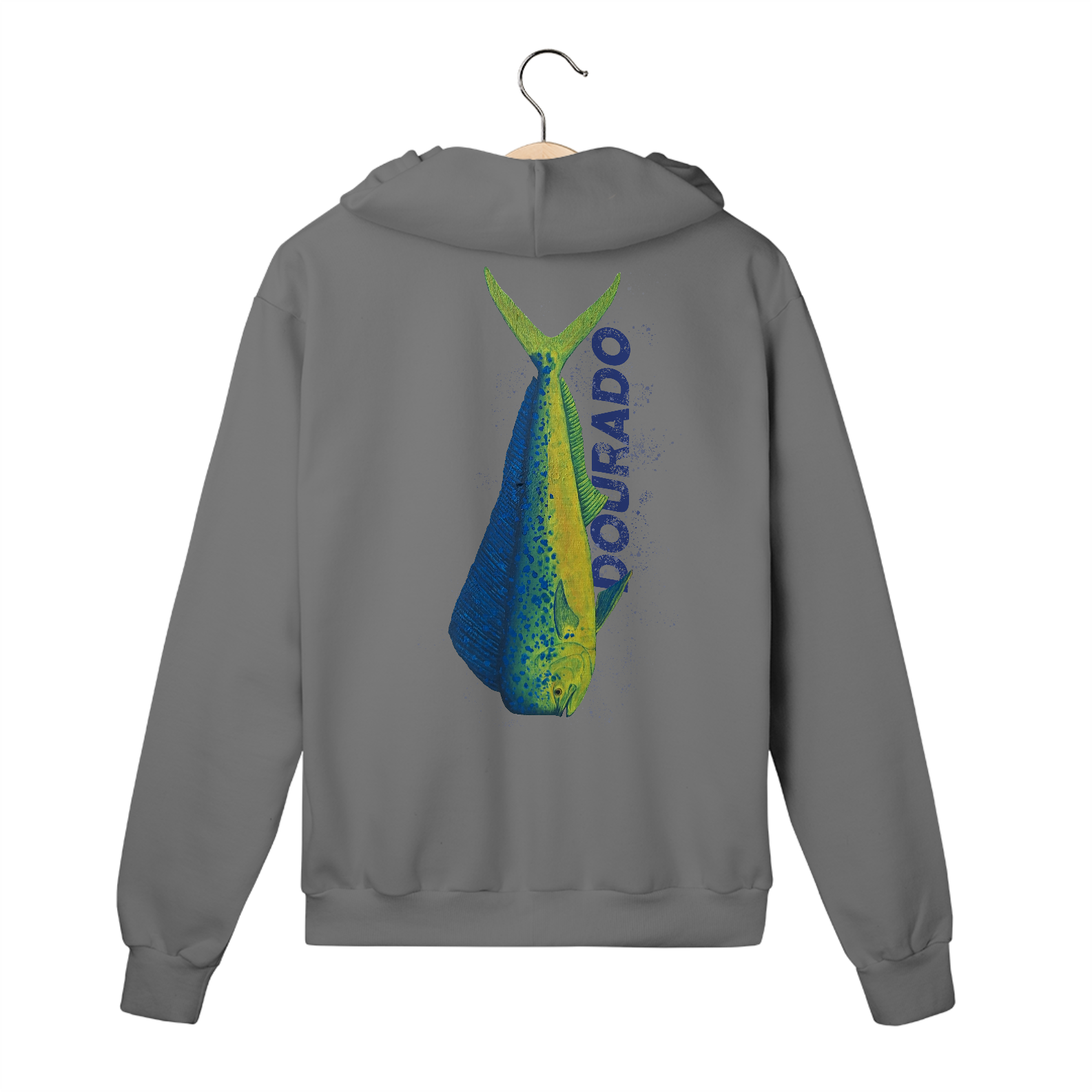 moletom ziper dourado grande