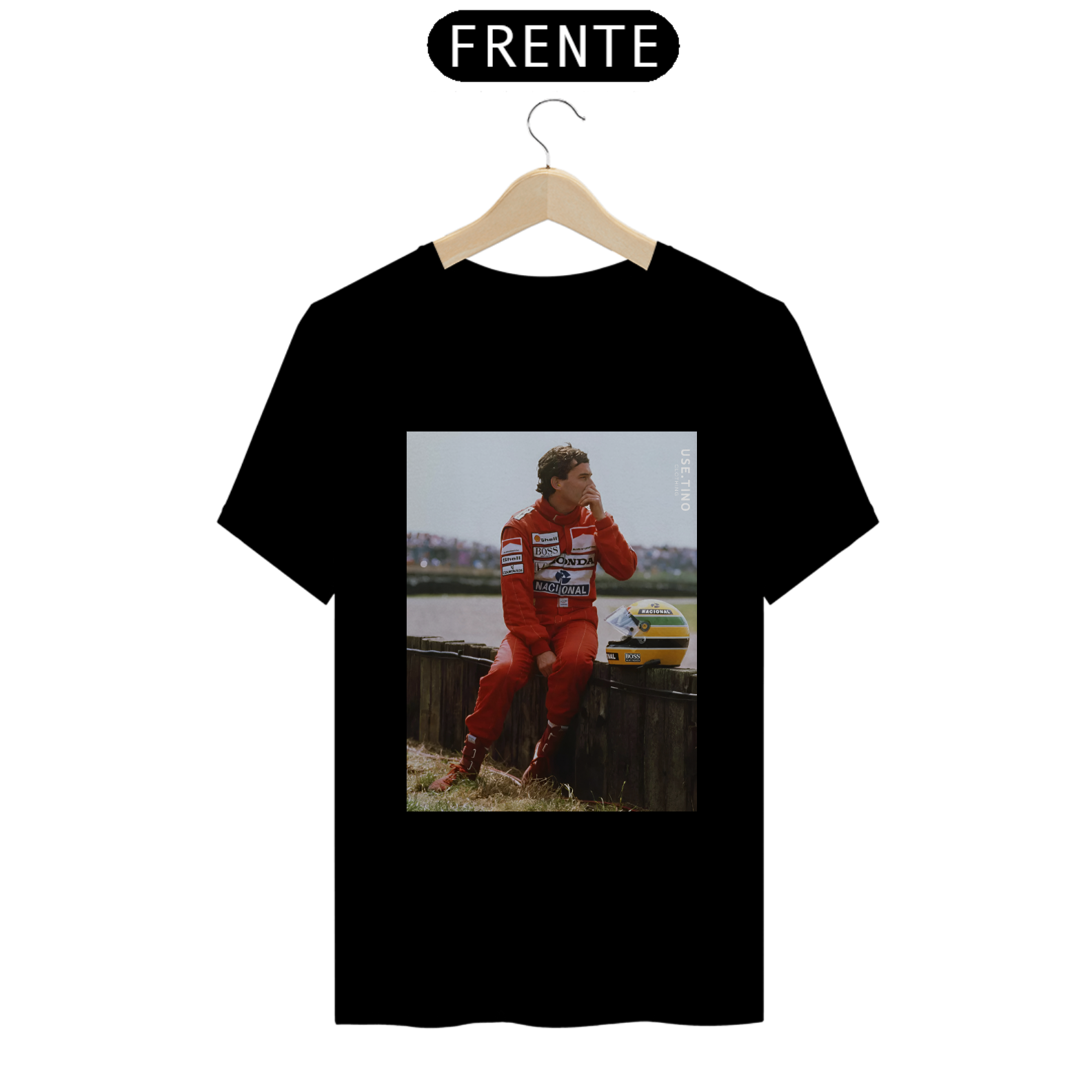 Ayrton Senna Silverstone - Camiseta Unissex