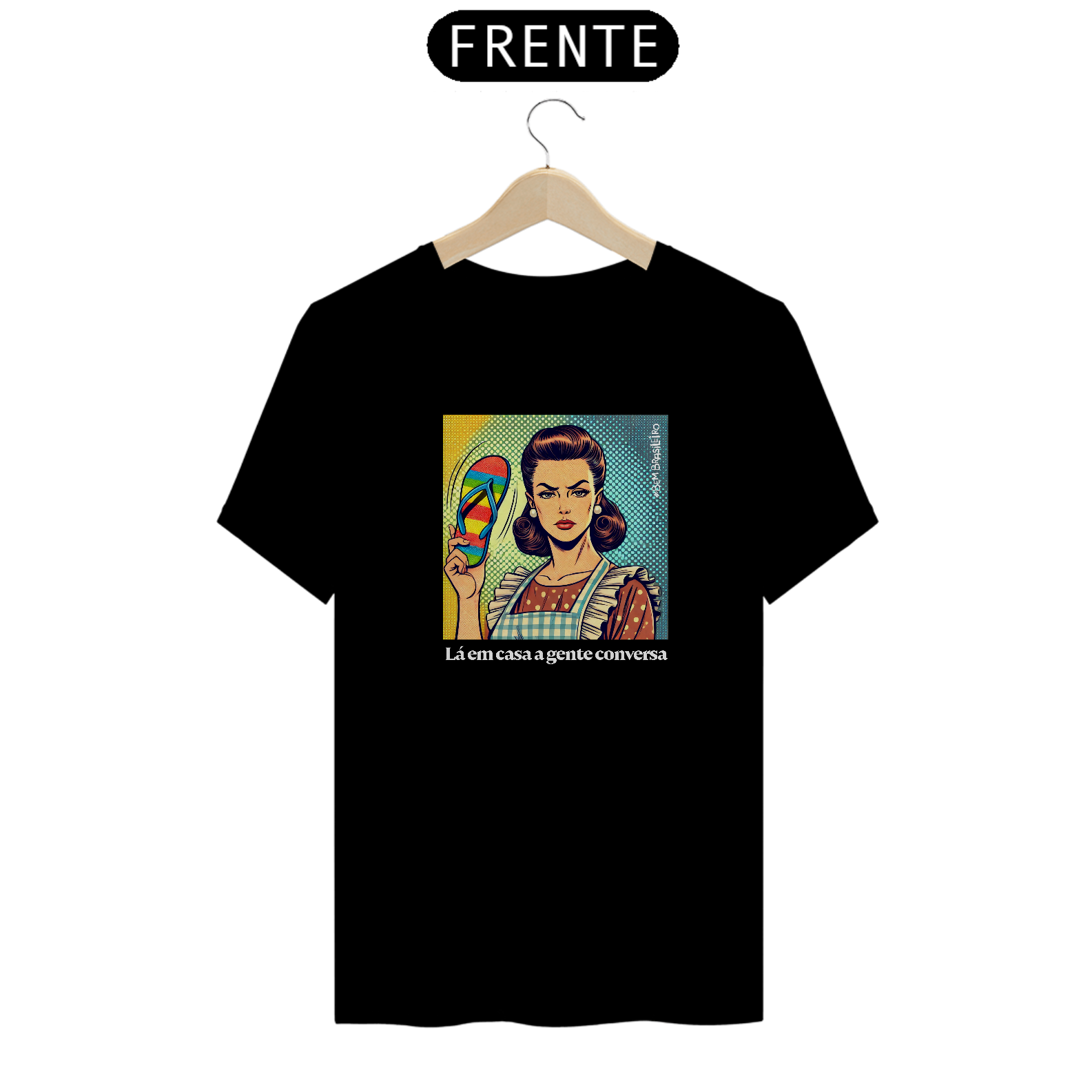 Lá em casa - Camiseta