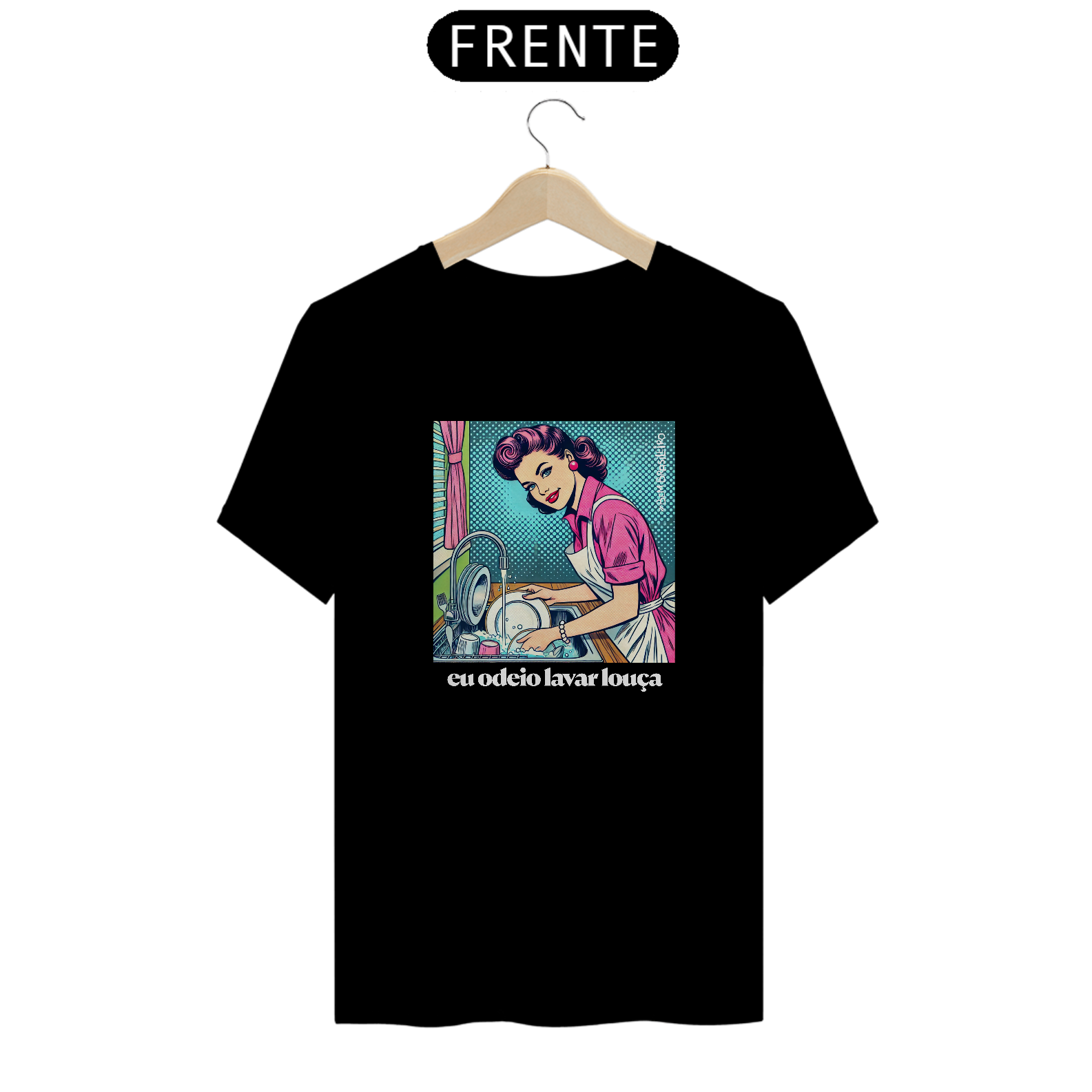 Odeio lavar louça  - Camiseta