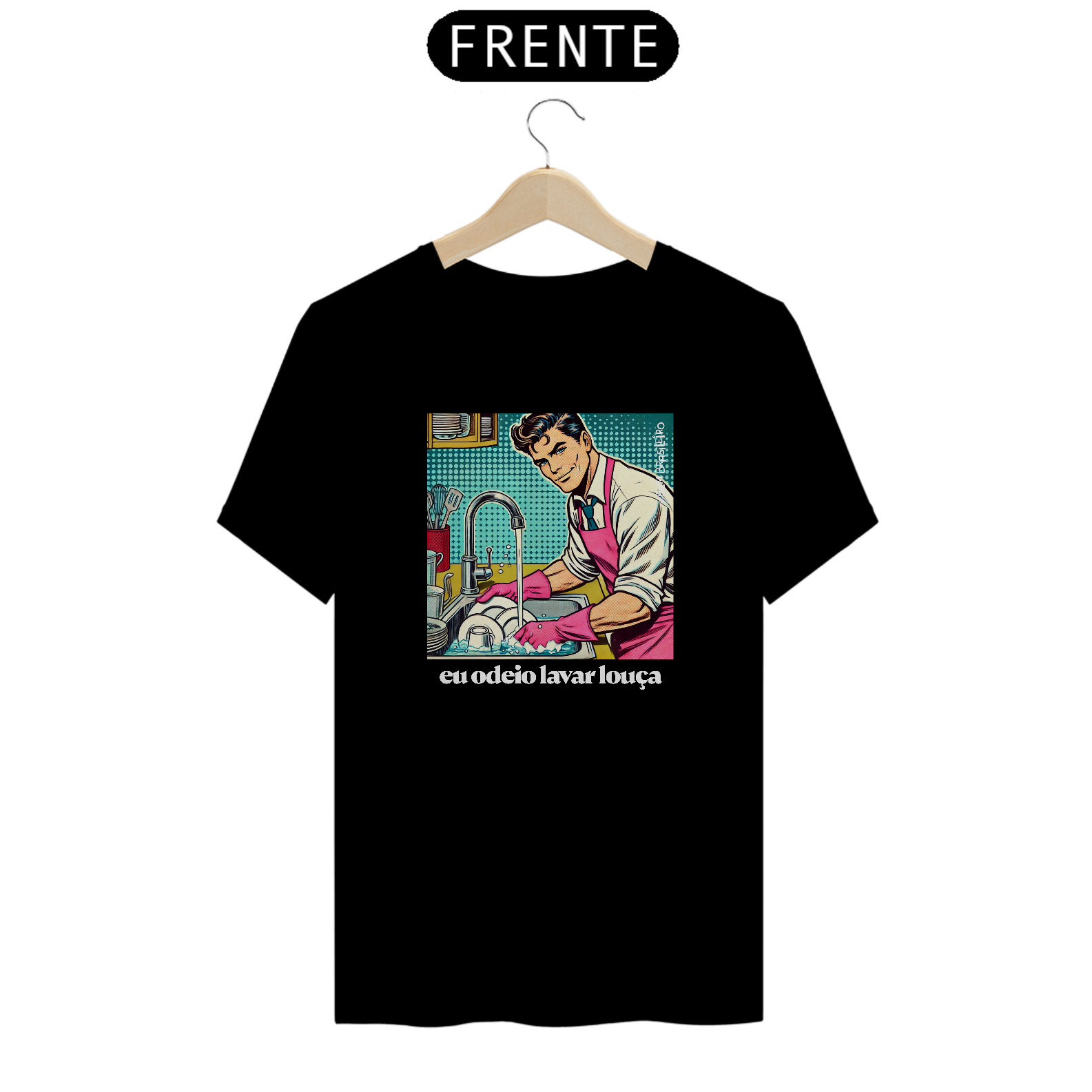 Odeio lavar louça  - Camiseta