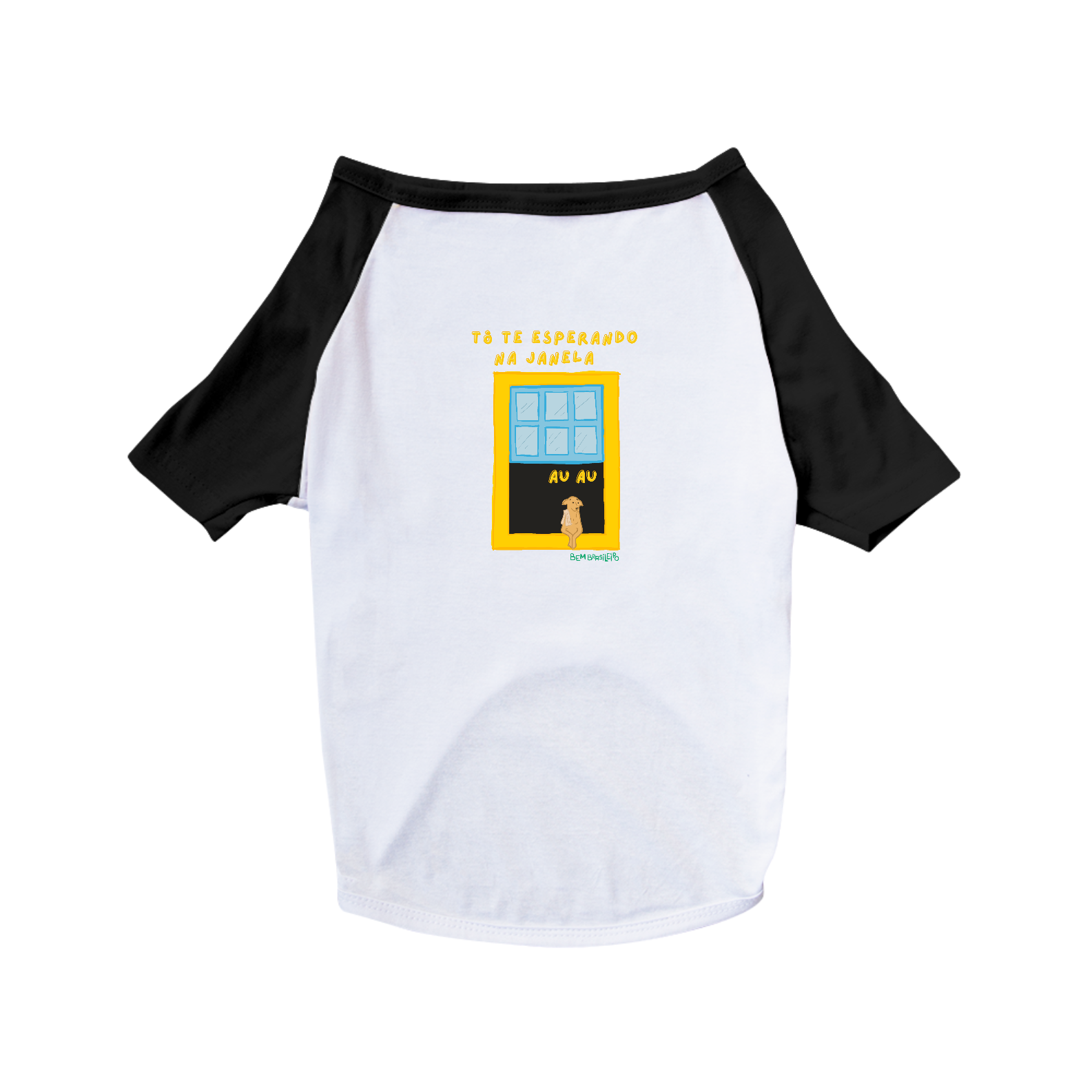 Tô te esperando na janela - Camiseta Doguinho