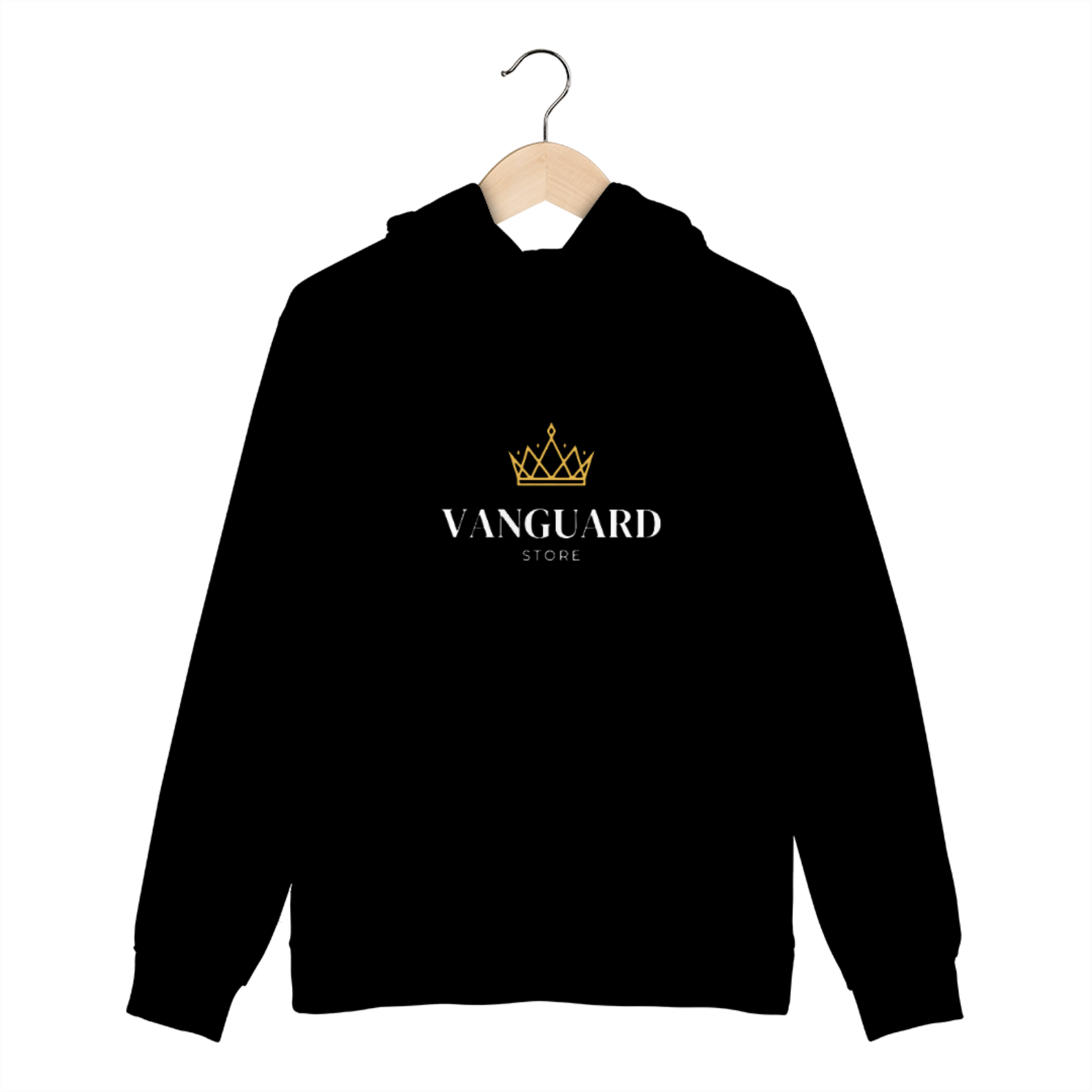 Moletom Capuz Vanguard Black 