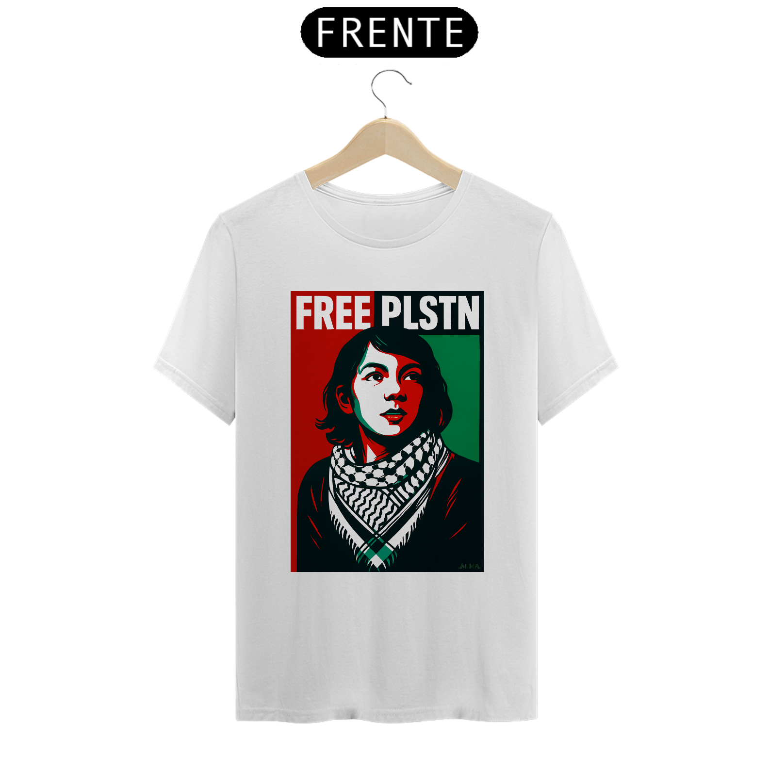 Camiseta Mulher Free Palestine - Prime