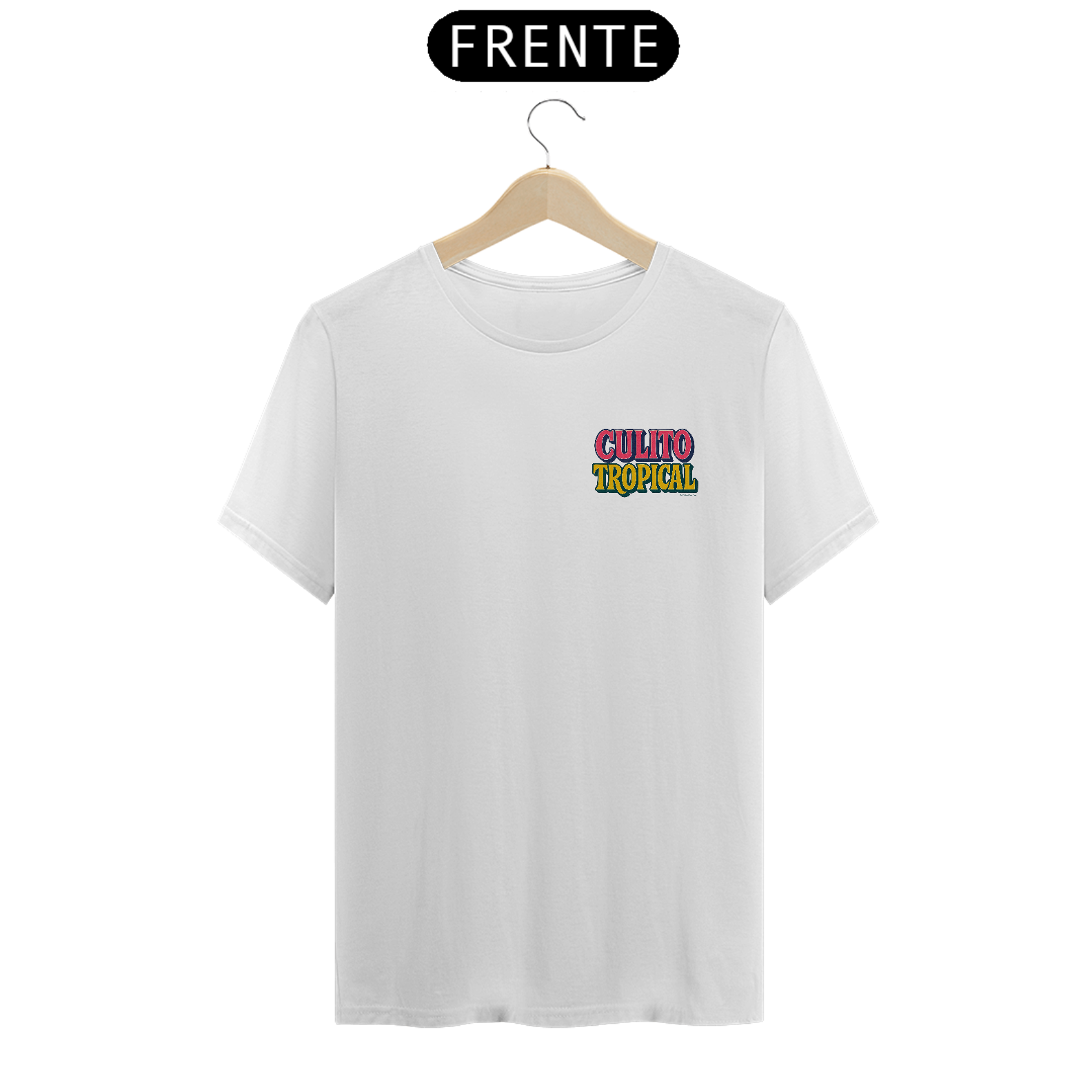 Camiseta Culito Tropical - Prime (Rosa e Amarelo)