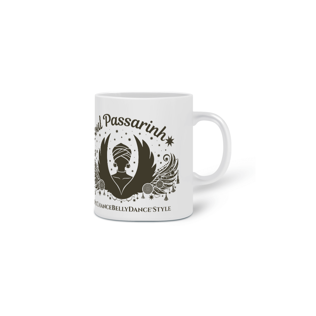 Caneca SOUL PASSARINHA - estampa CAFÉ