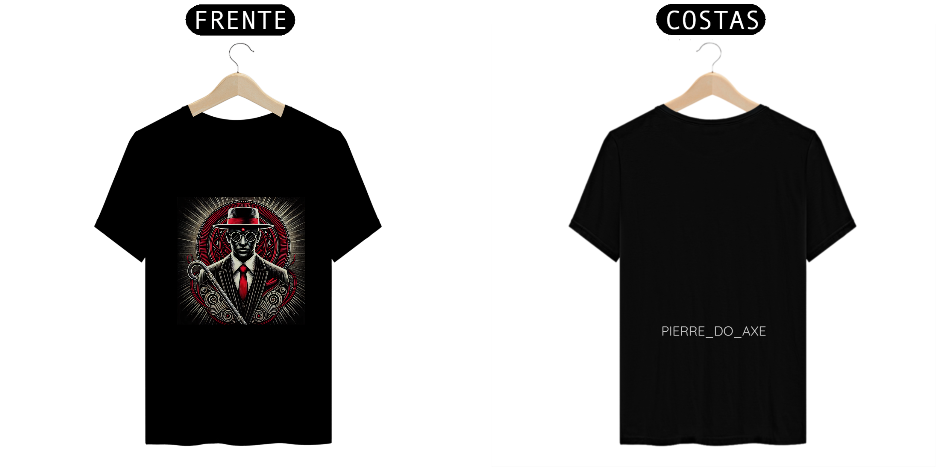 camisa exclusiva para fãns do pierre axe