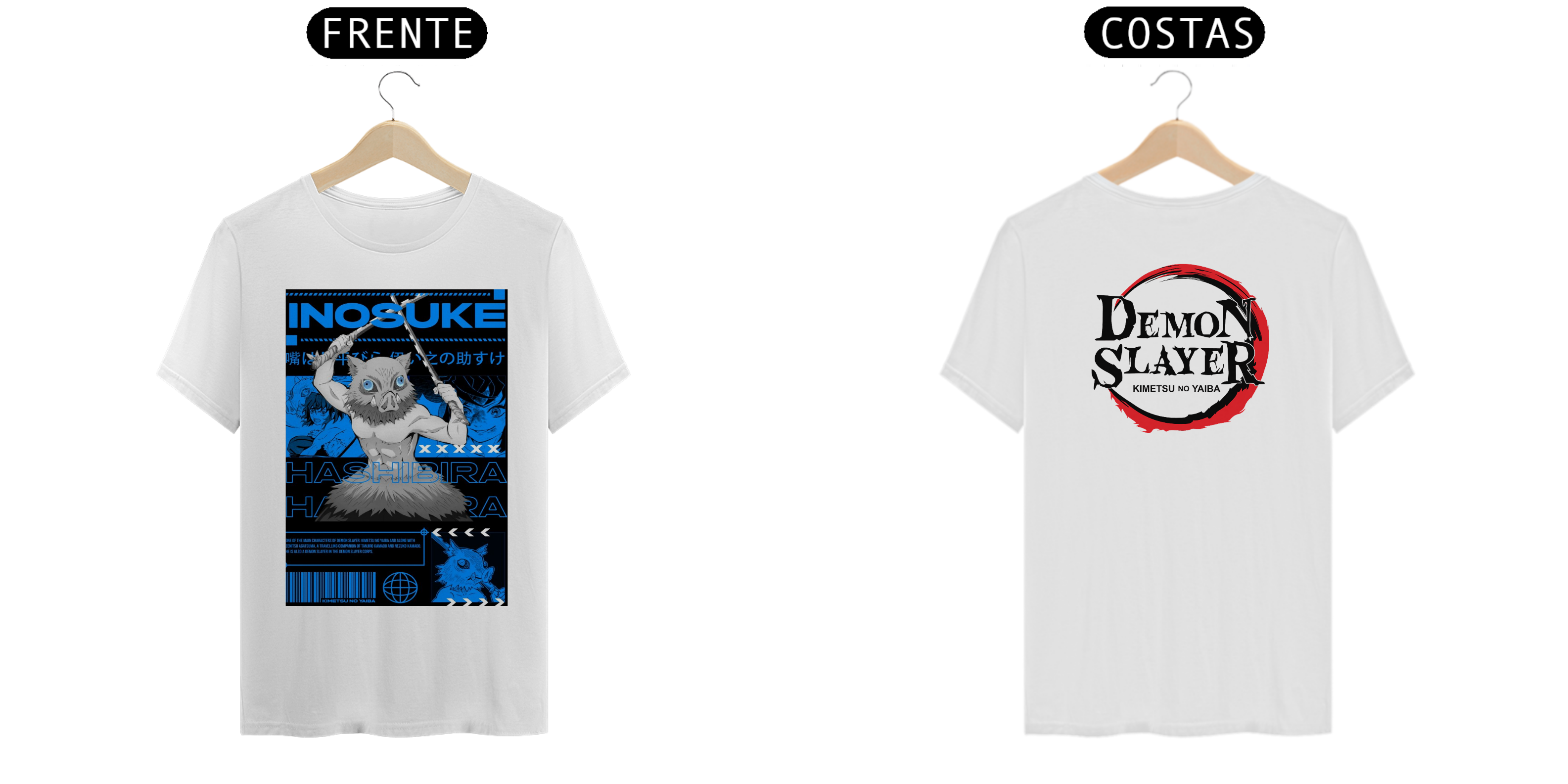 Camiseta da Inosuke - Demon Slayer