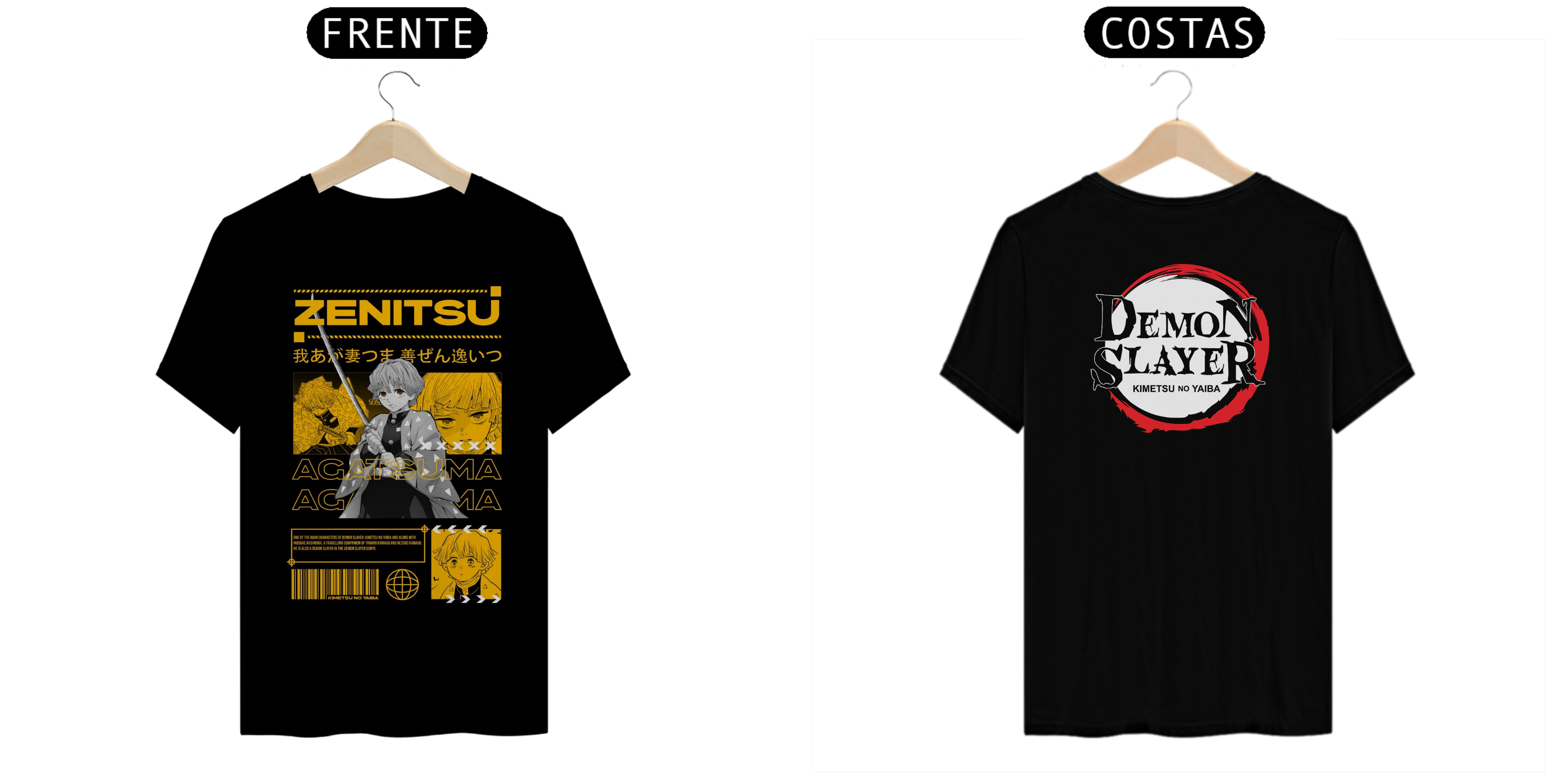 Camiseta do Zenitsu - Demon Slayer