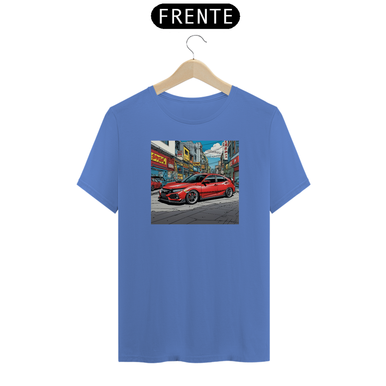 Camiseta Civic vermelho