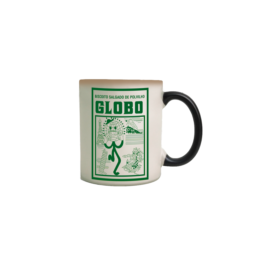 Caneca mágica Biscoito Globo