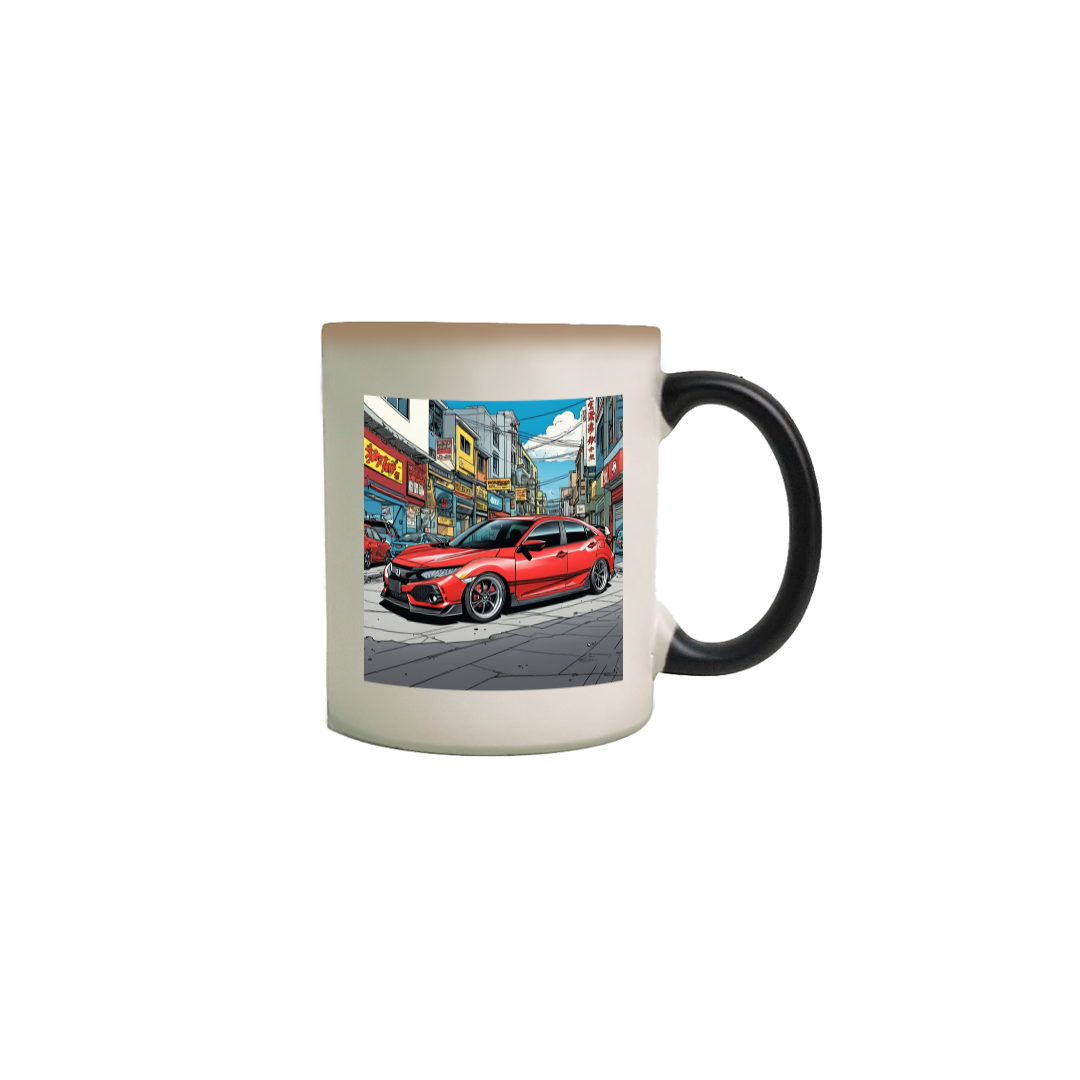 Caneca mágica Civic vermelho