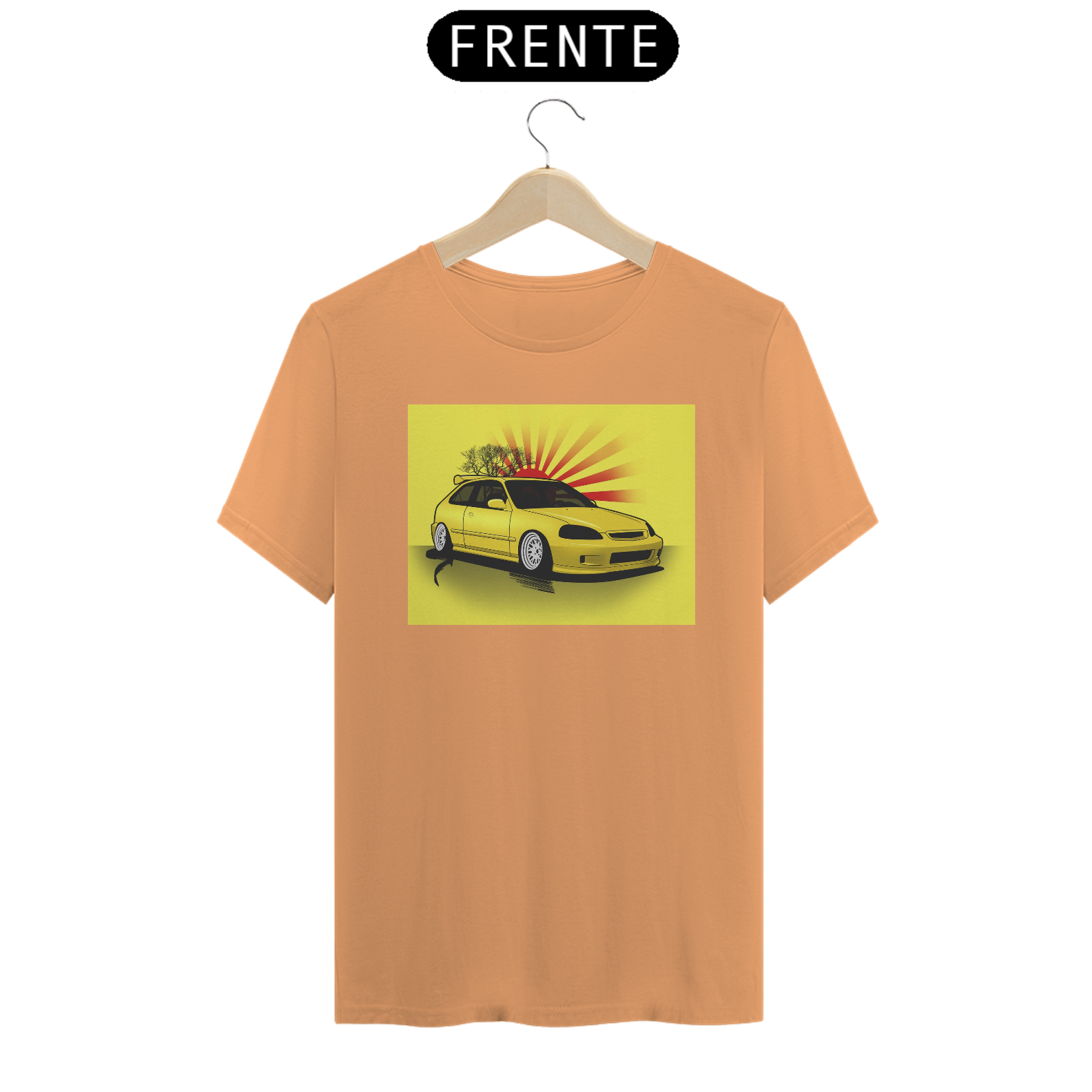Camiseta Civic amarelo