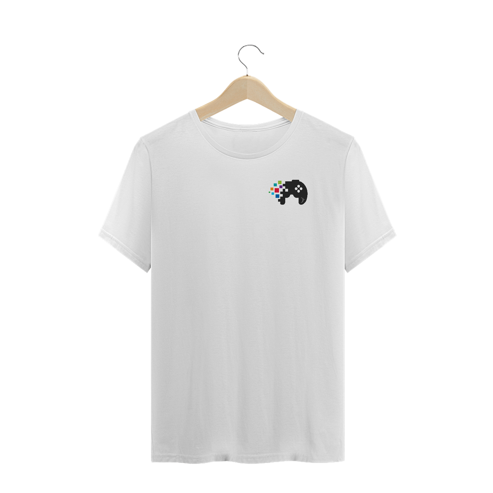 Camiseta Plus Size Pixel Game Controller