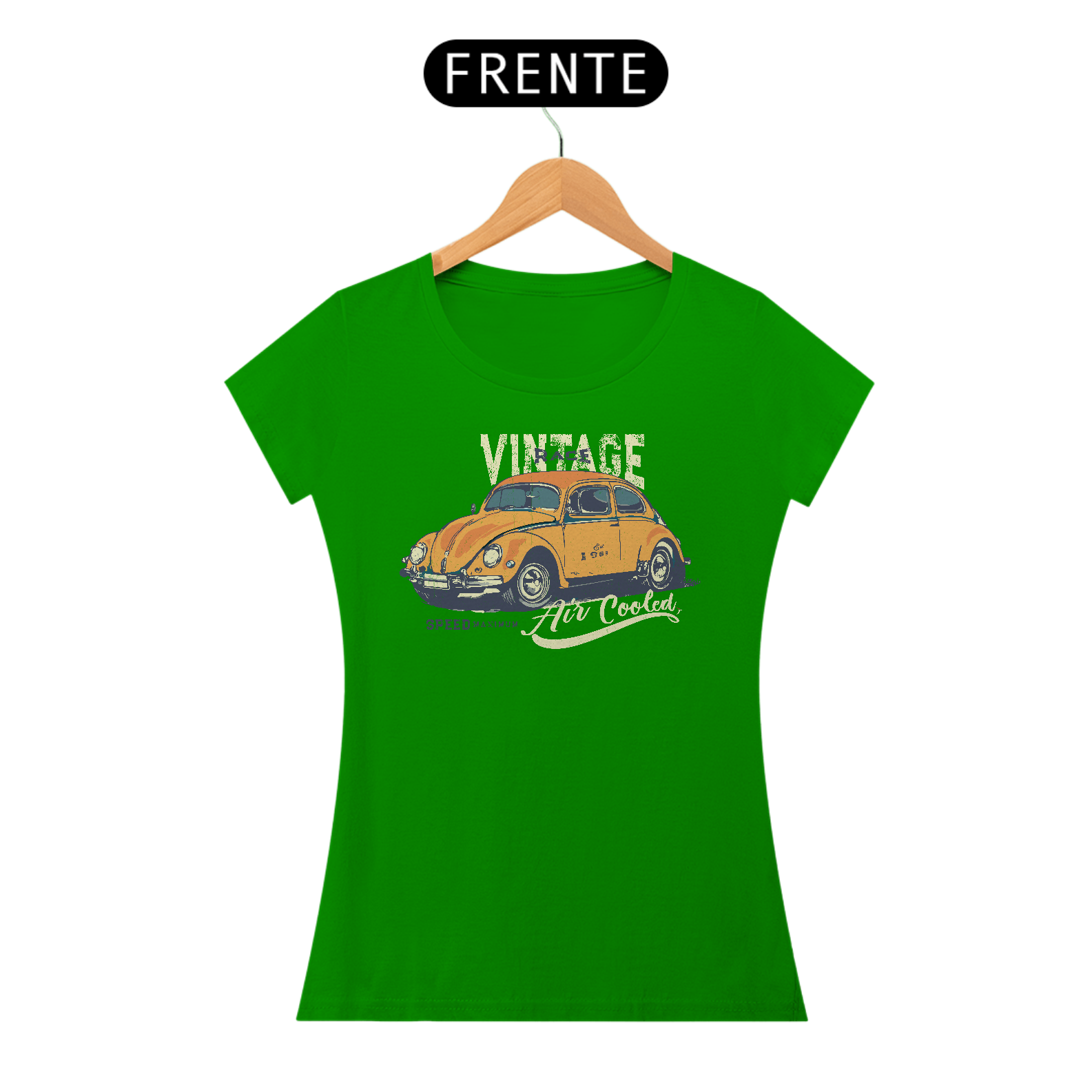 Baby Look Fusca Modelo 2 - Vintage Race