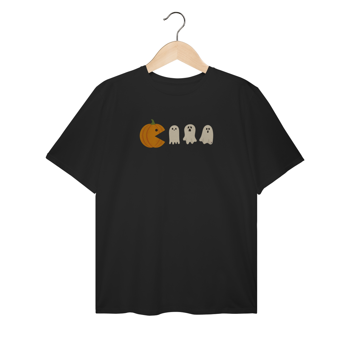 Camiseta Plus Size Halloween Modelo 1 - Pacman