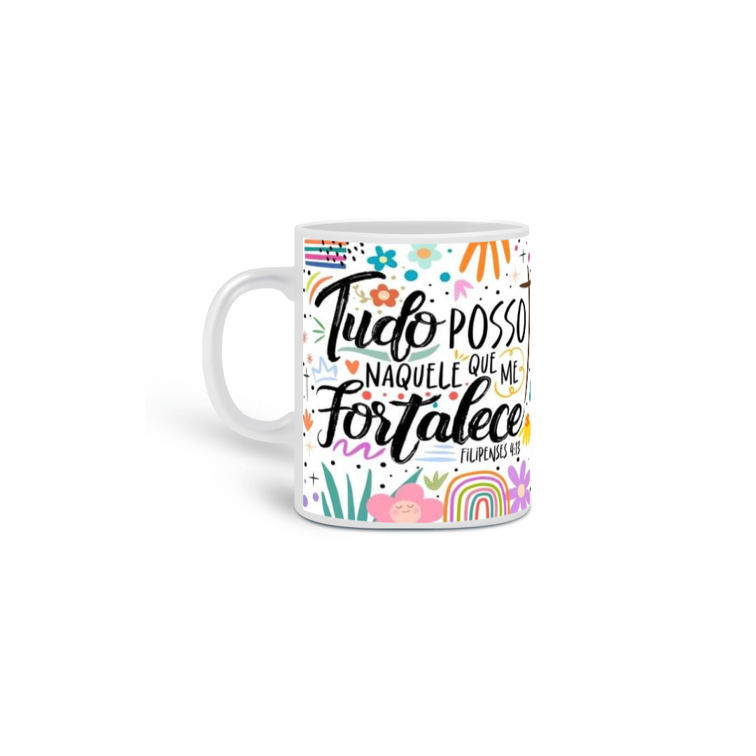 Caneca personalizada tudo posso