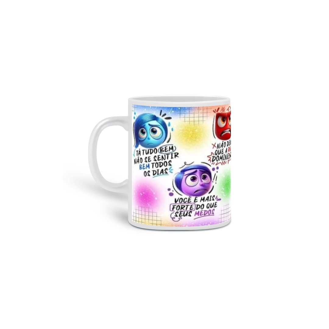 Caneca Divertidamente emoções