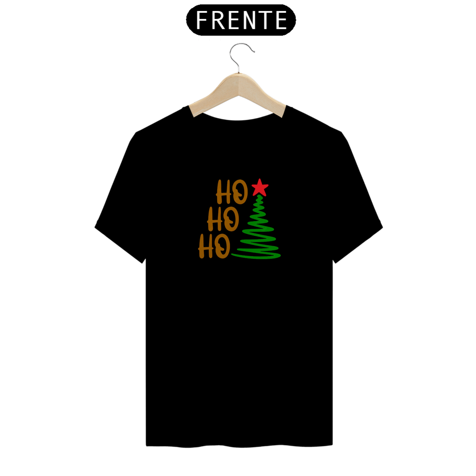 T-shirt  ho ho ho natal