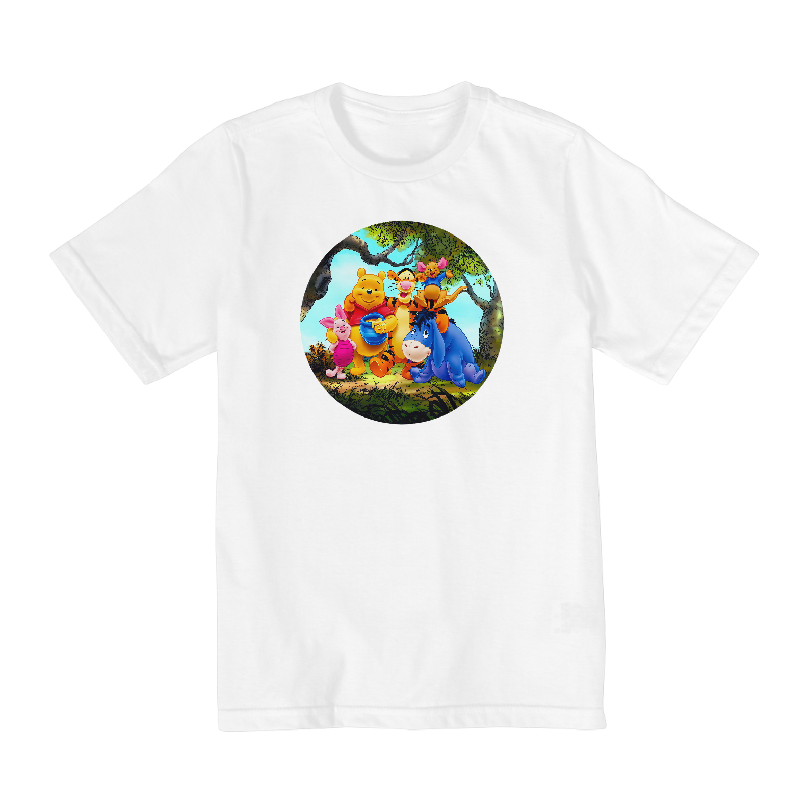 Camisa Infantil 10 á 14 - Turma Urso Pooh