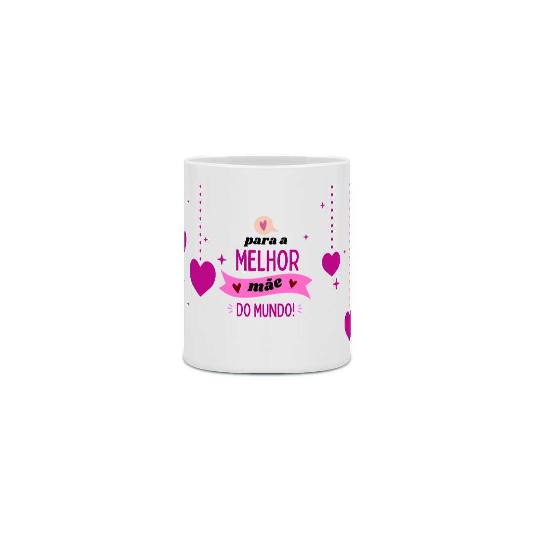 Caneca Porcelana - Melhor Mãe
