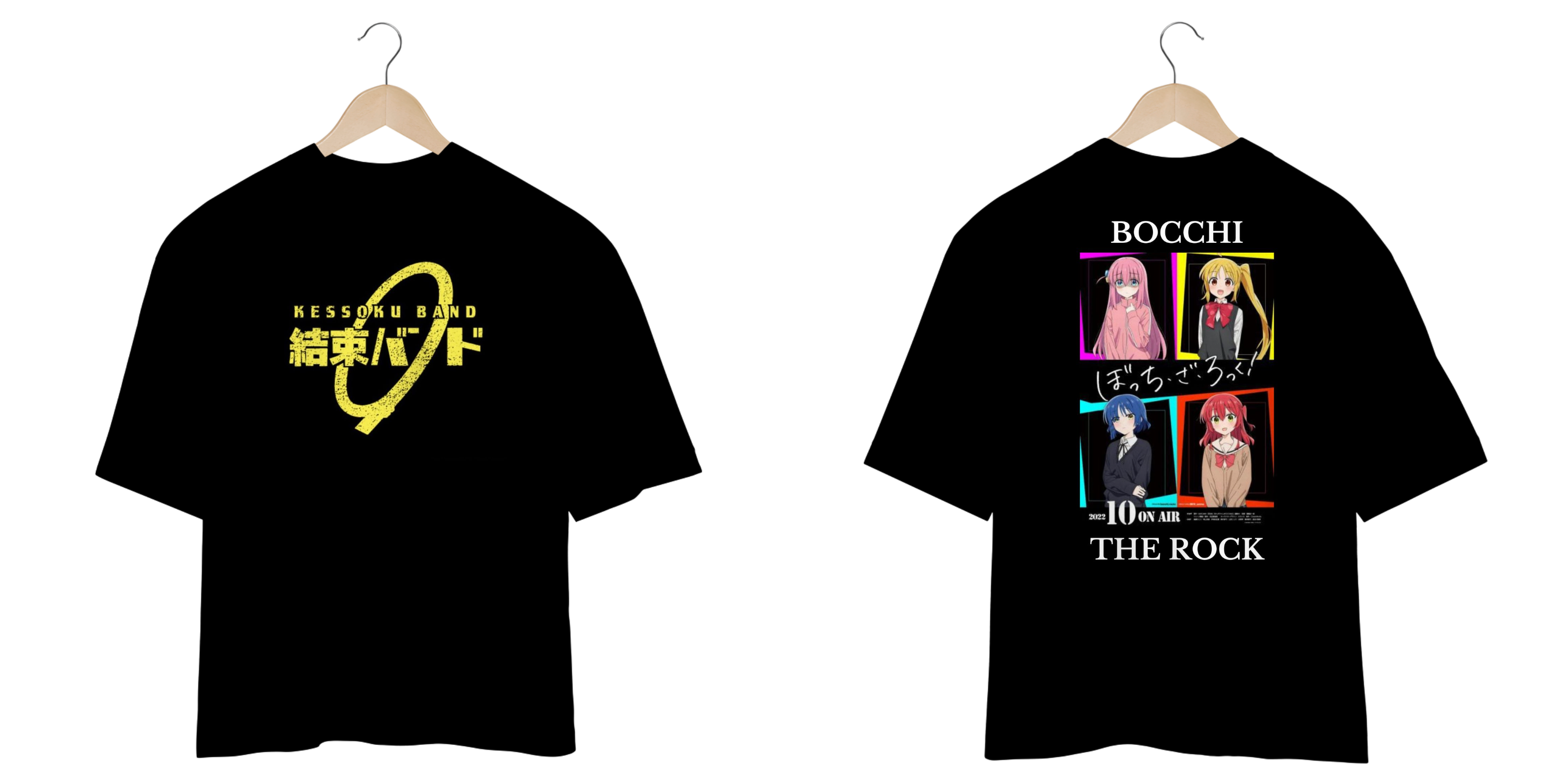 camisa da KESSOKU BAND---{anime Bocchi The Rock}