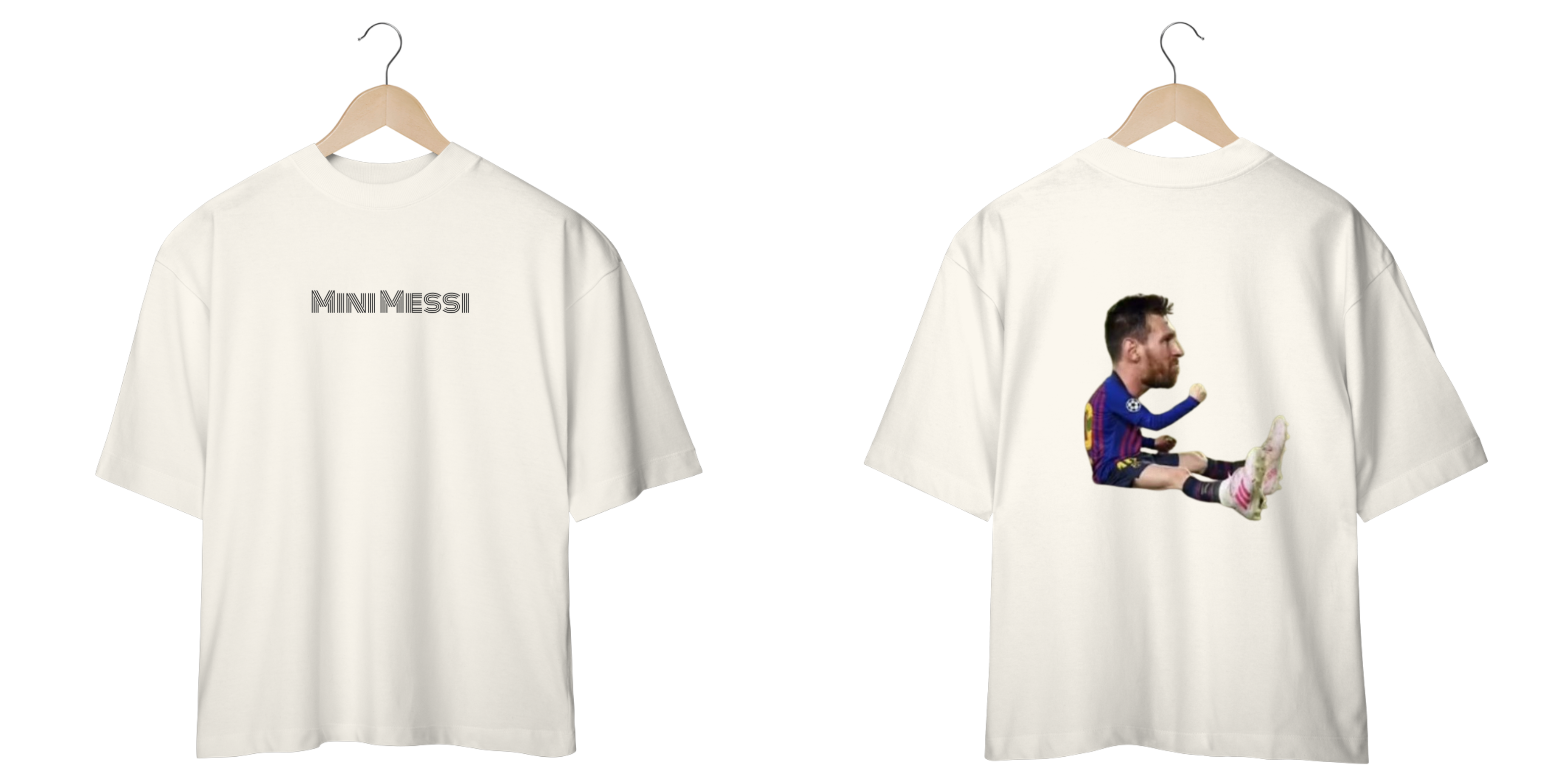 Camisa oversized - Mini Messi