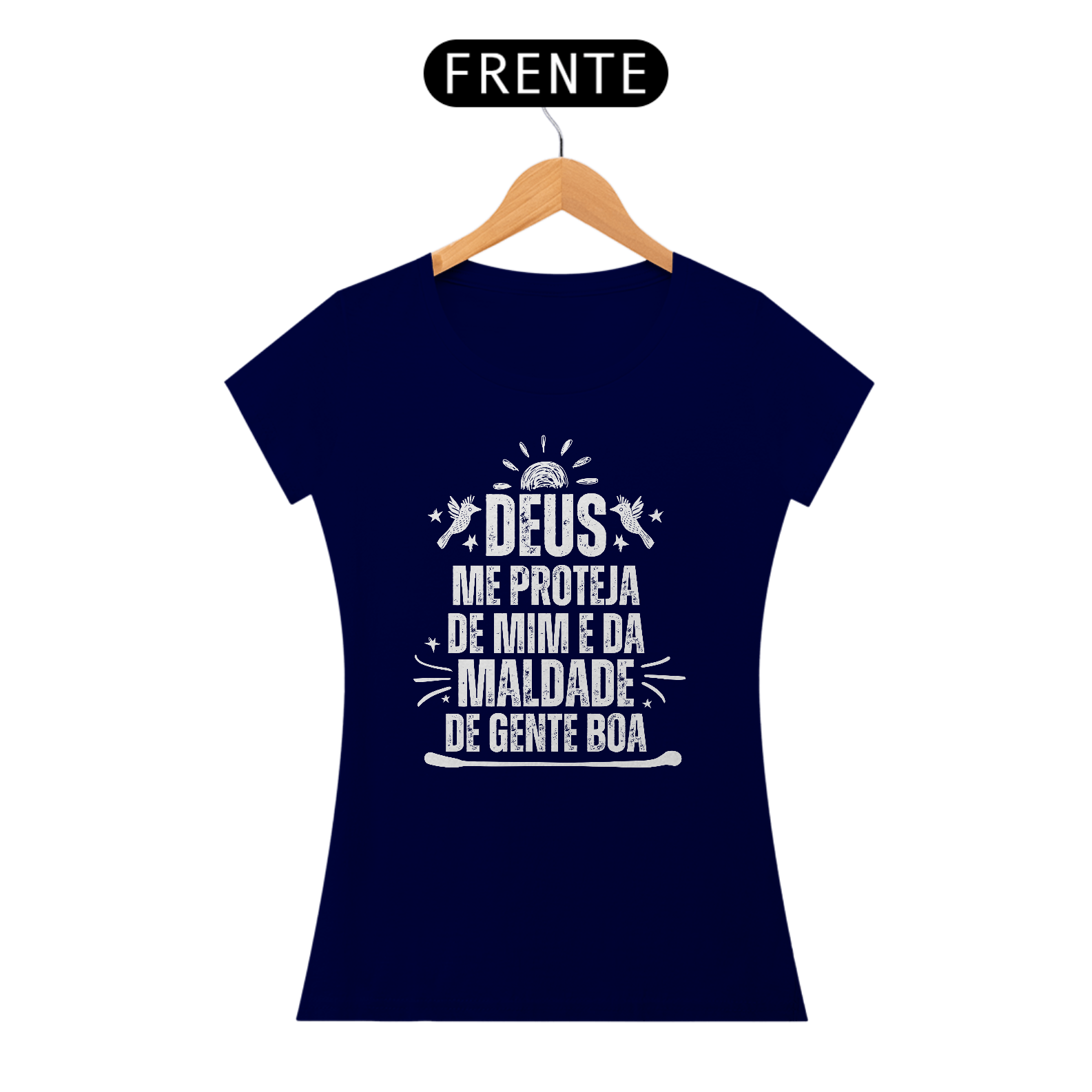 Camisa Baby Long Quality Deus Me Proteja - v2