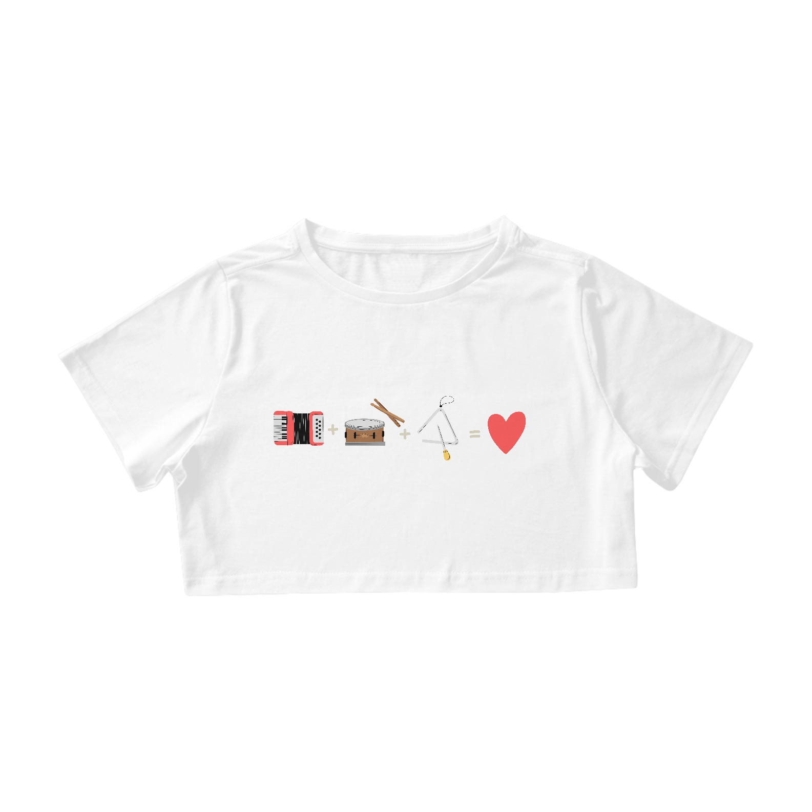 Camisa Cropped Forró - A Soma do Meu Amor