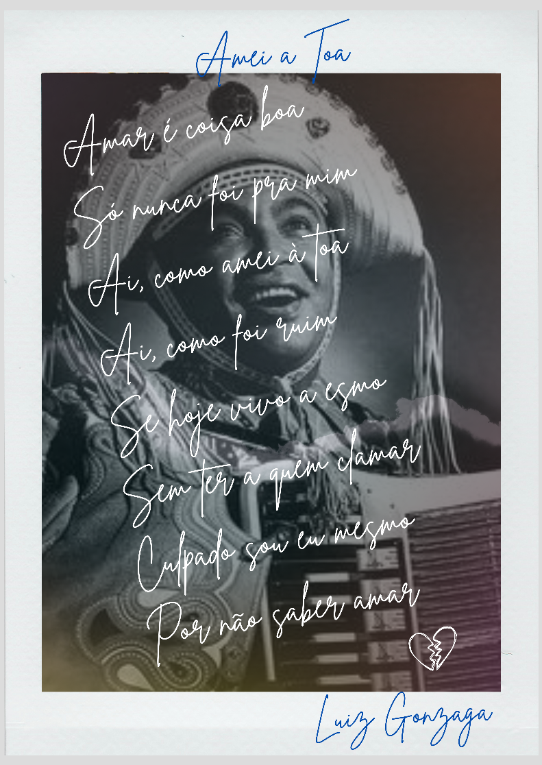 Poster Luiz Gonzaga - Amei a Toa