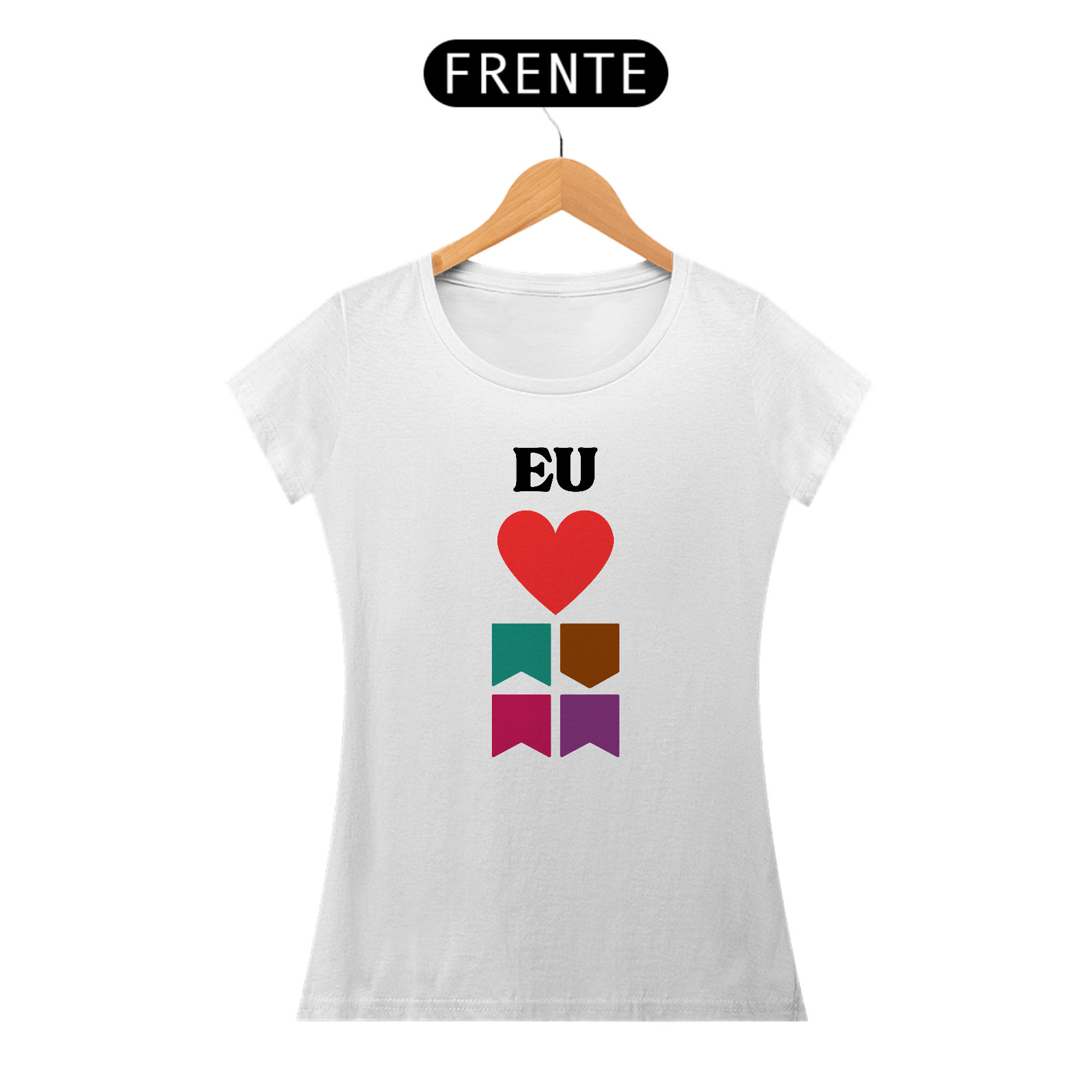 Camiseta Classic Eu Amo Arraiá - Vertical v2