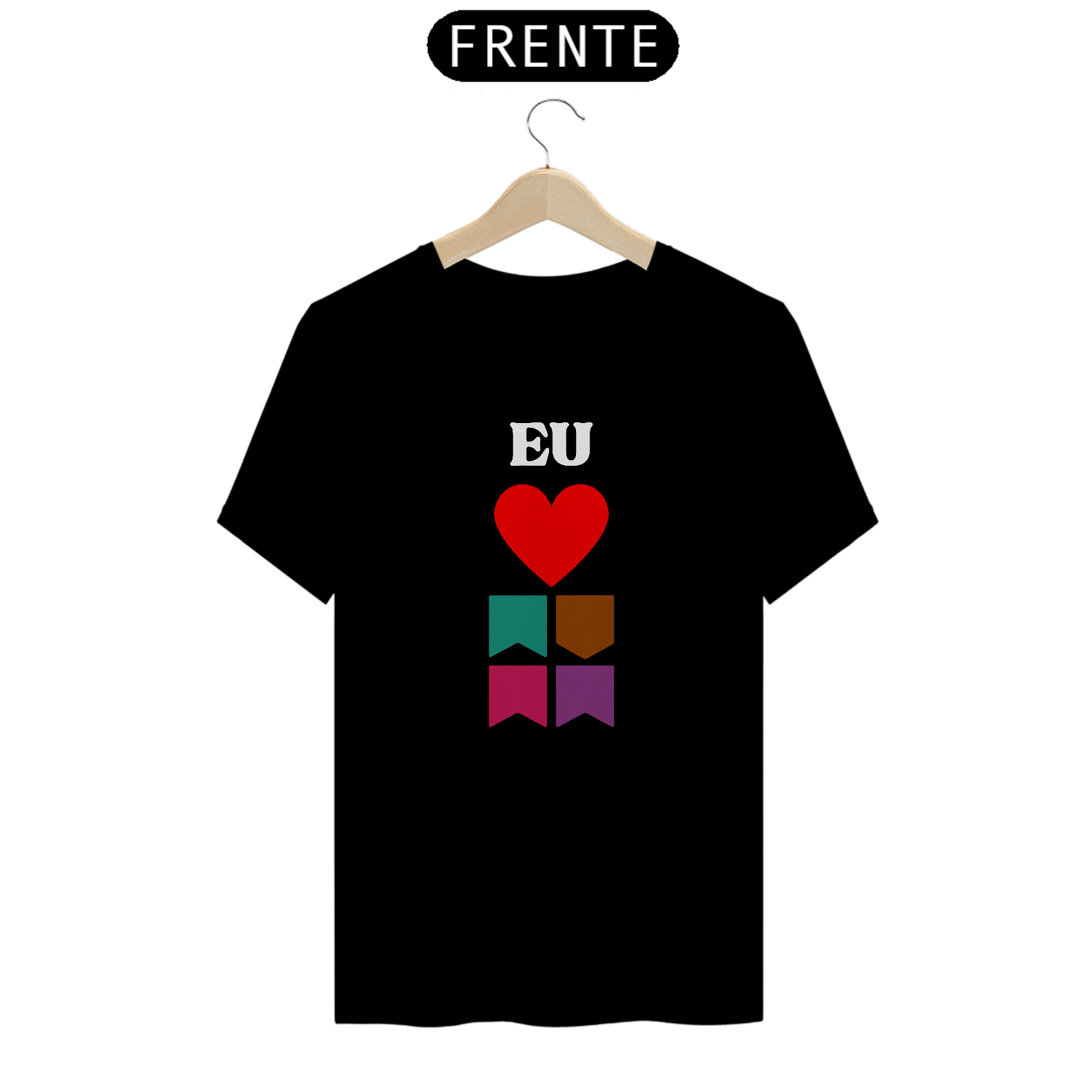 Camiseta Classic Eu Amo Arraiá - Vertical