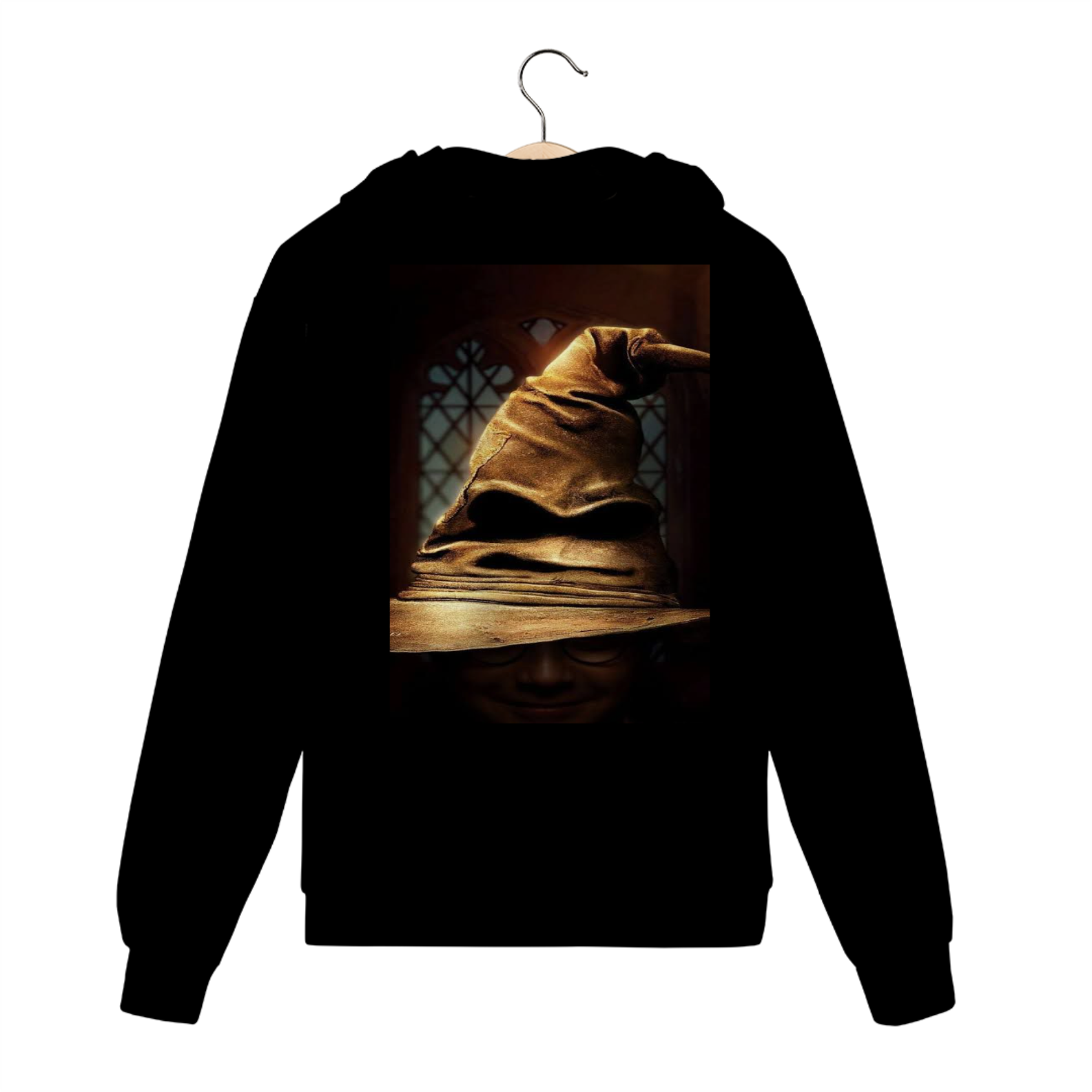 Moletom Zíper Chapéu Seletor